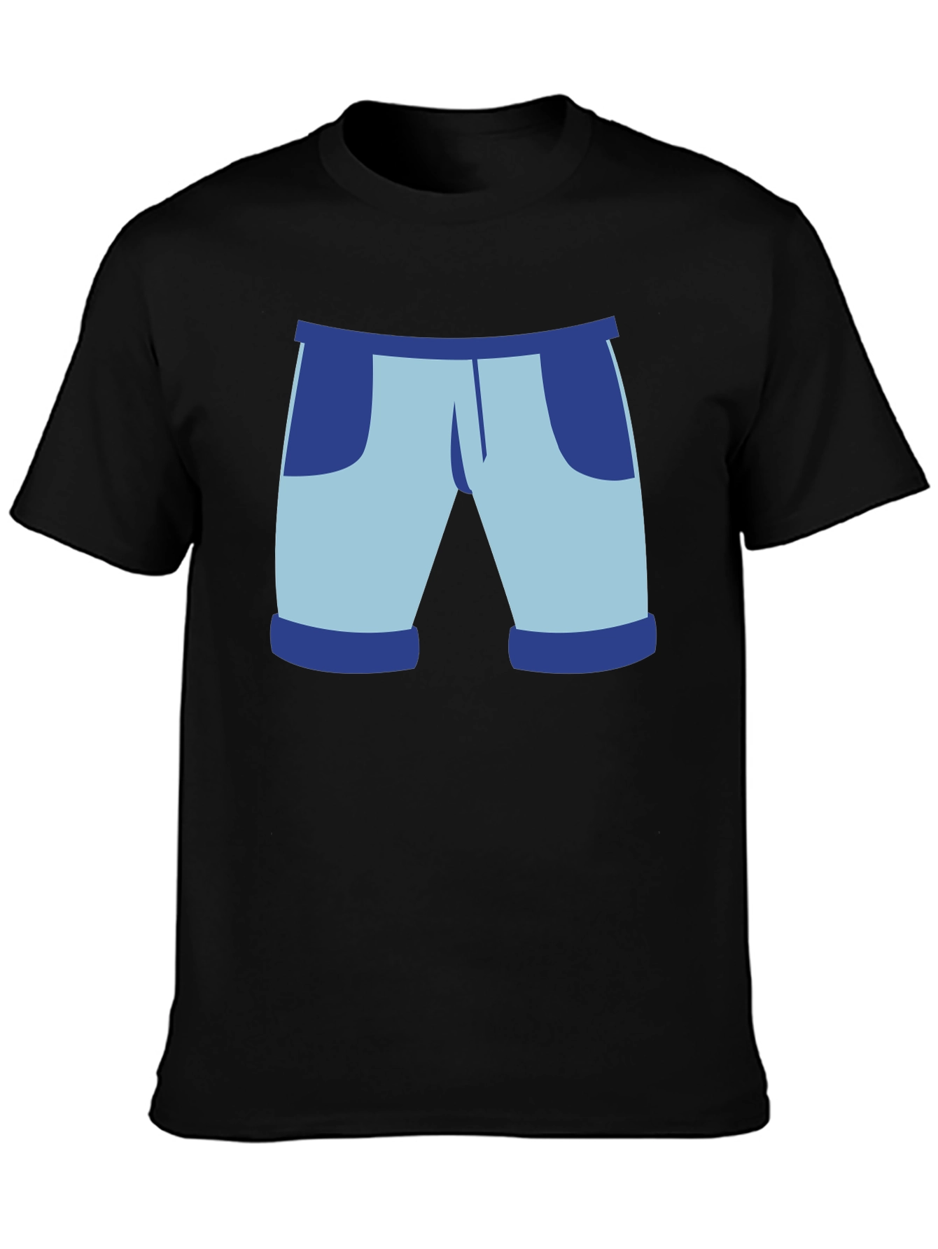 Cartoon Shorts Graphic Tee