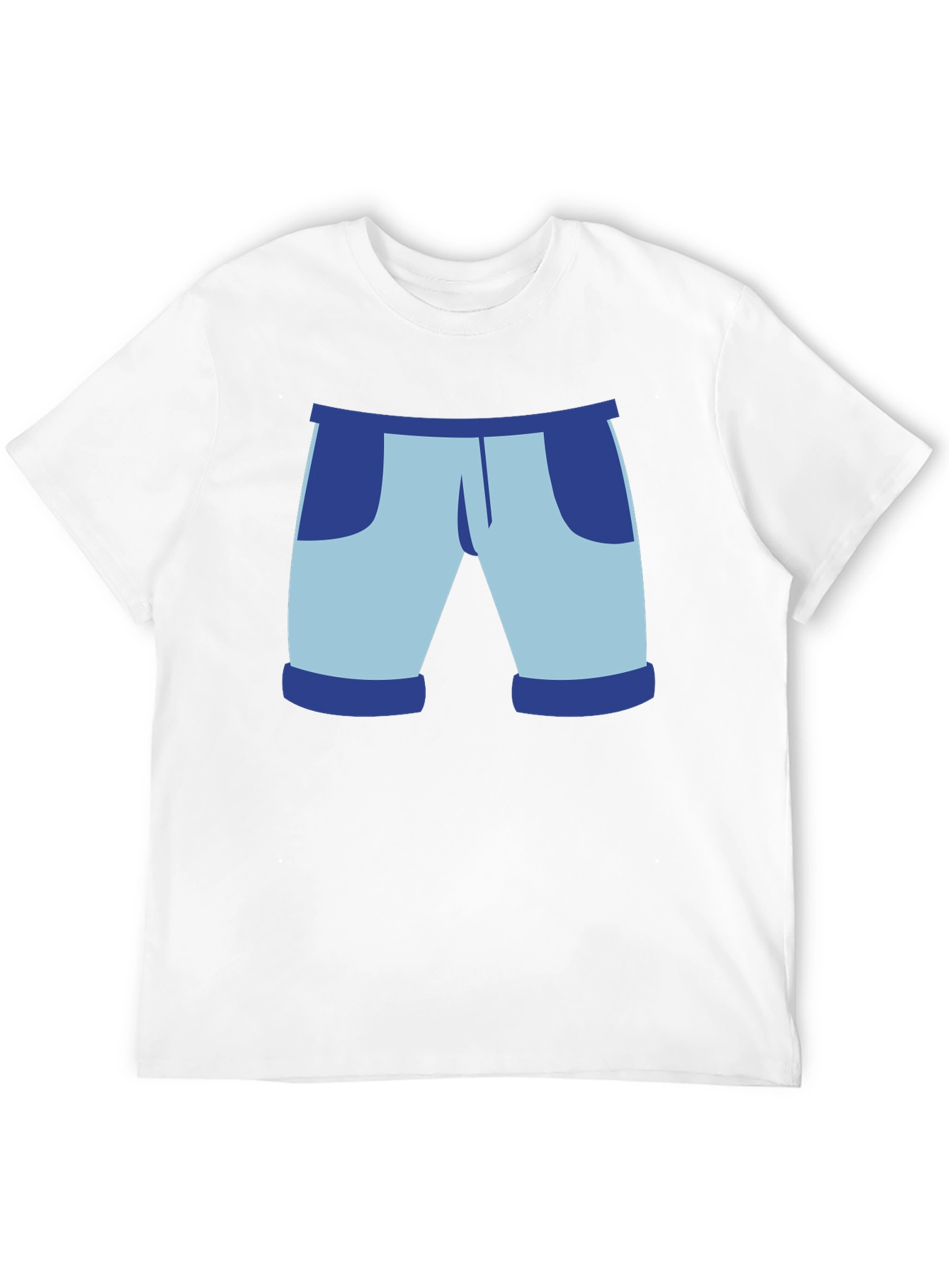 Cartoon Shorts Graphic Tee