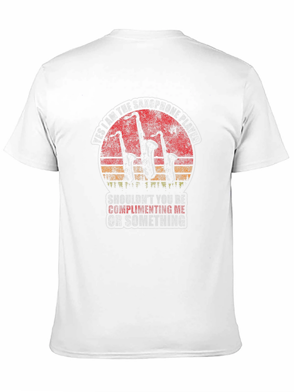 Saxophone Player Graphic Tee - Music Lover T-Shirt
