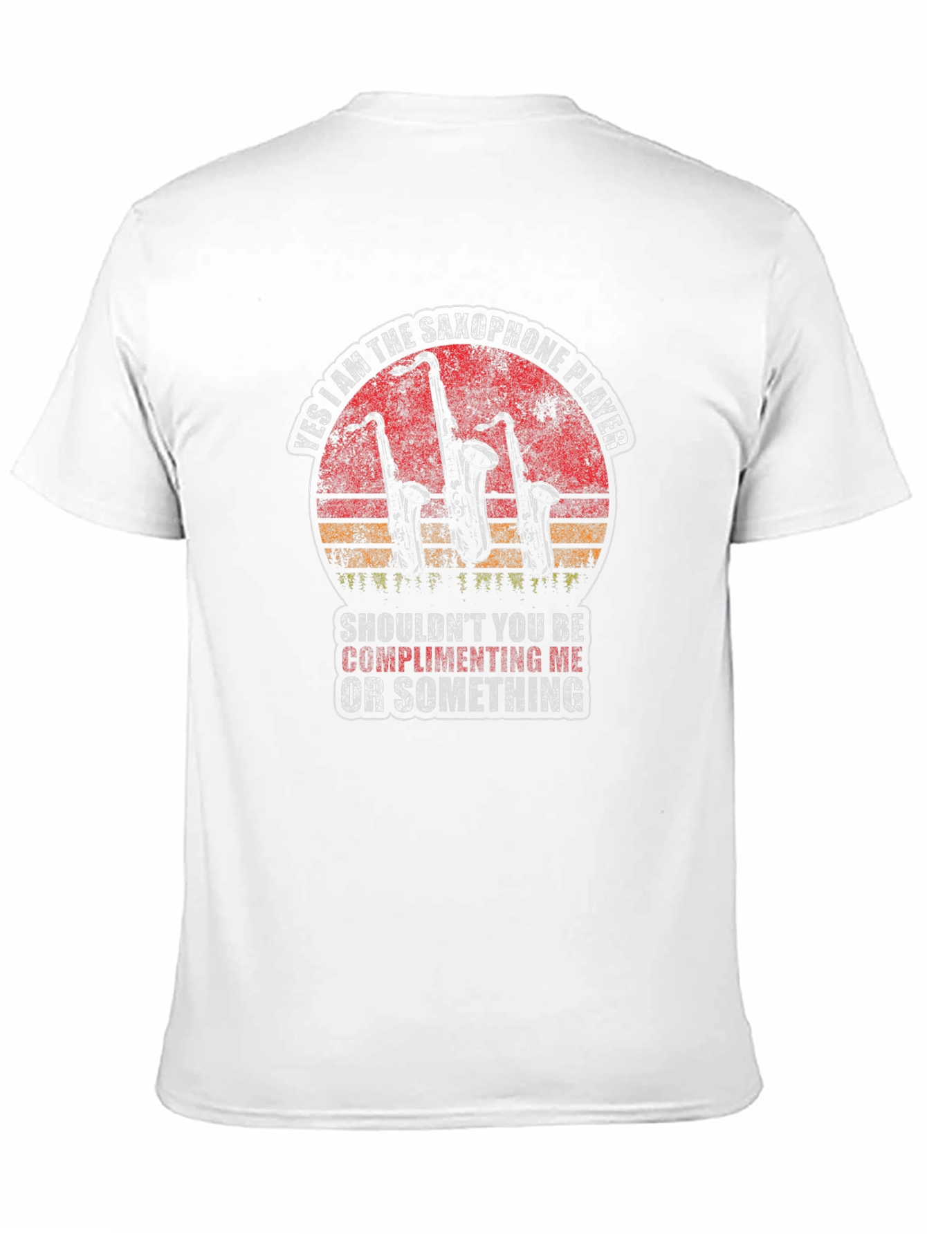 Saxophone Player Graphic Tee - Music Lover T-Shirt