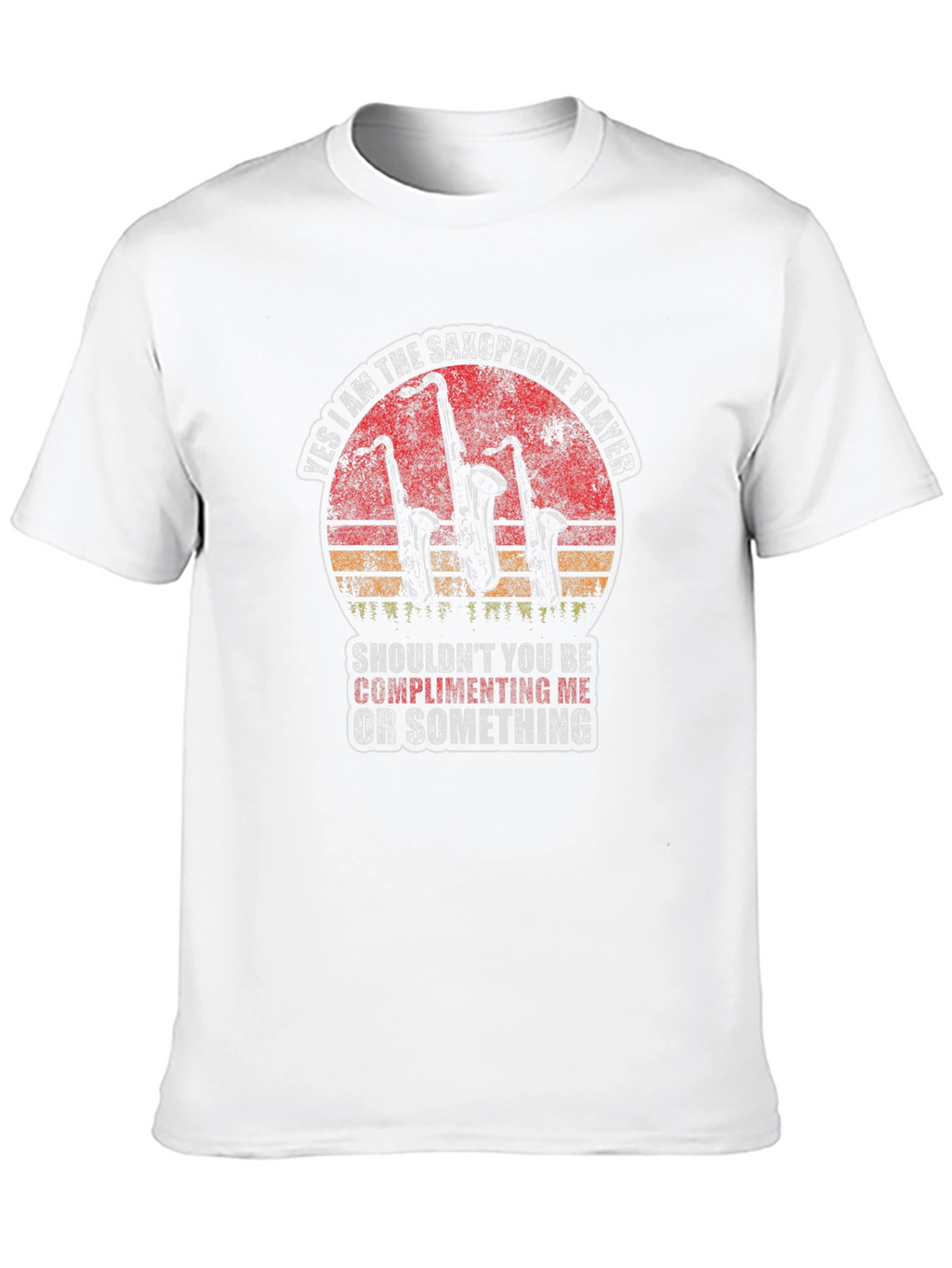 Saxophone Player Graphic Tee - Music Lover T-Shirt