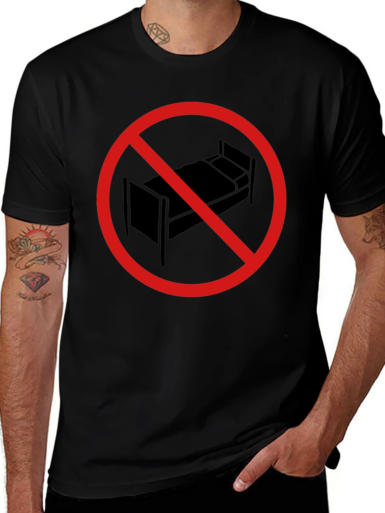 No Bed T-Shirt - Sleep is Forbidden!
