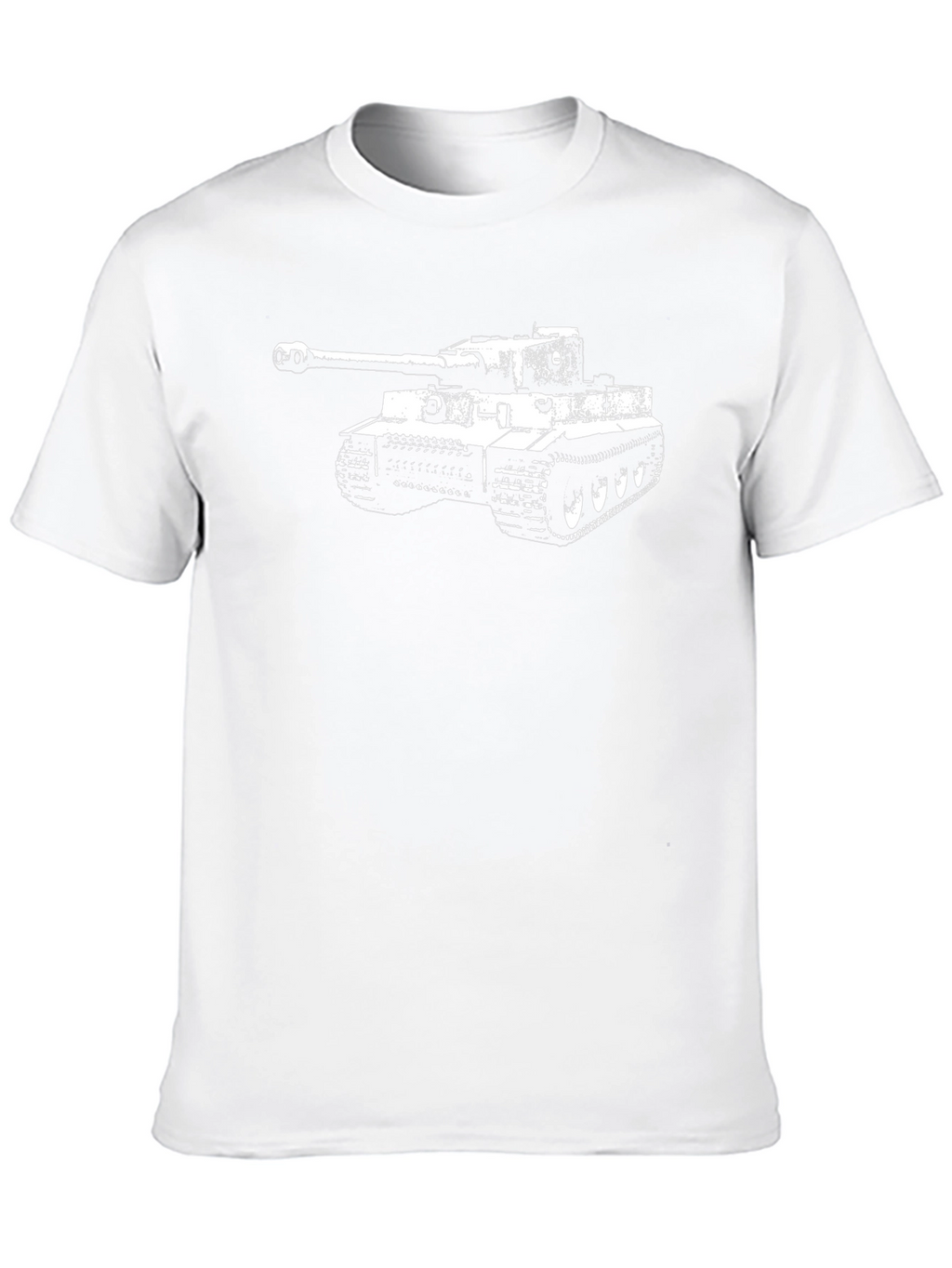 Tiger Tank Graphic Tee - Black