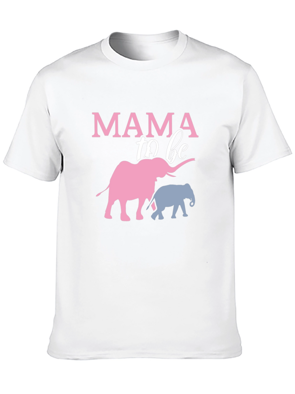 Mama To Be Elephant T-Shirt - Baby Shower Tee