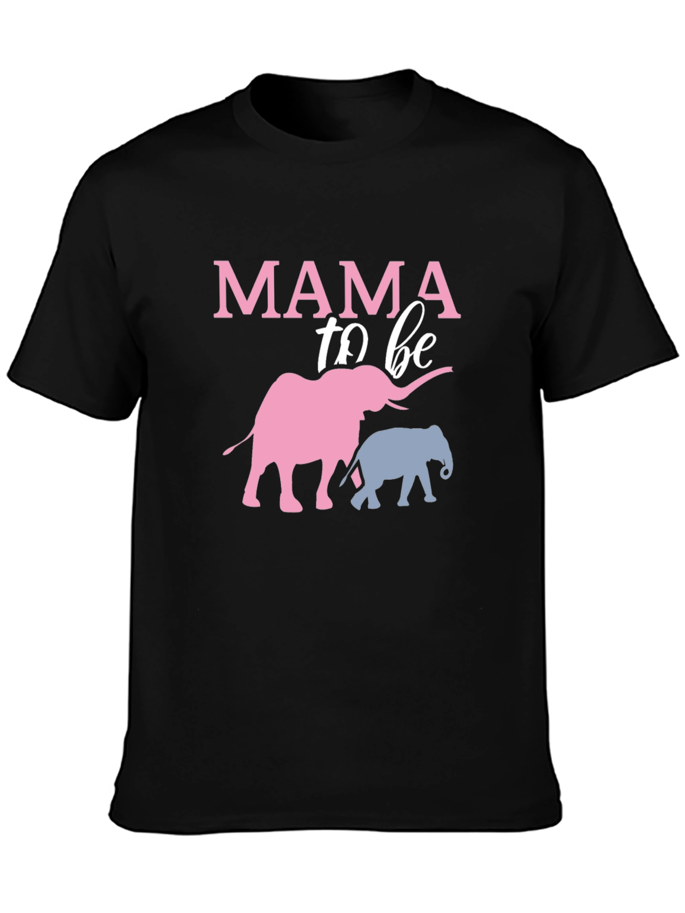Mama To Be Elephant T-Shirt - Baby Shower Tee