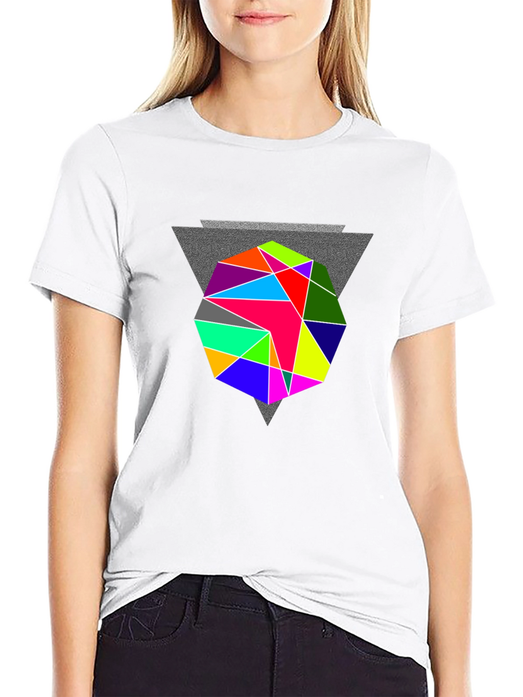 Geometric Prism T-Shirt - Modern Graphic Tee