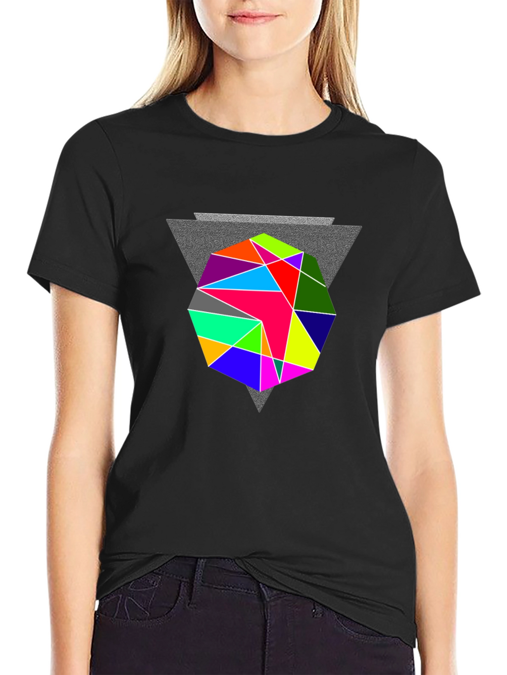 Geometric Prism T-Shirt - Modern Graphic Tee