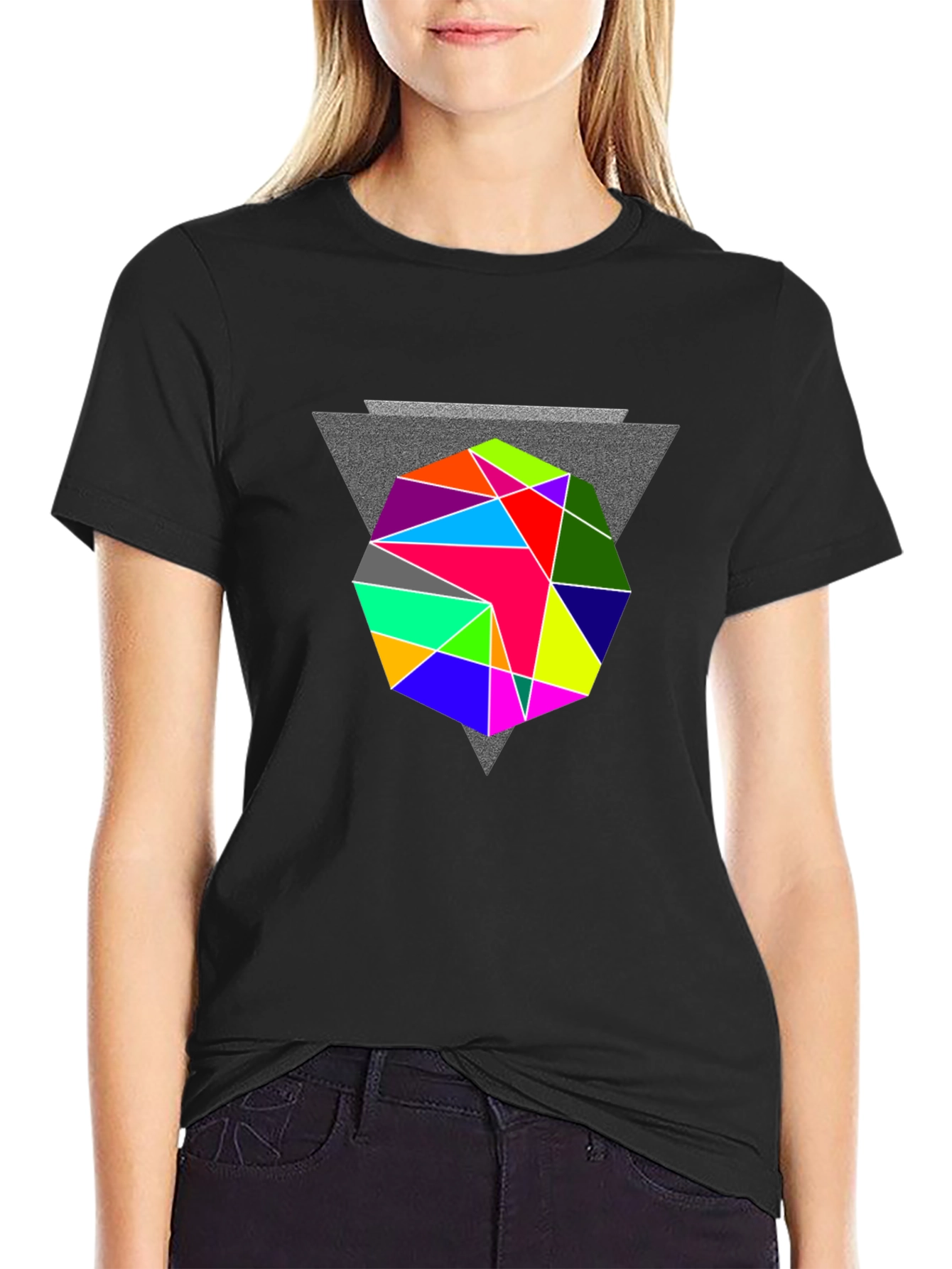 Geometric Prism T-Shirt - Modern Graphic Tee