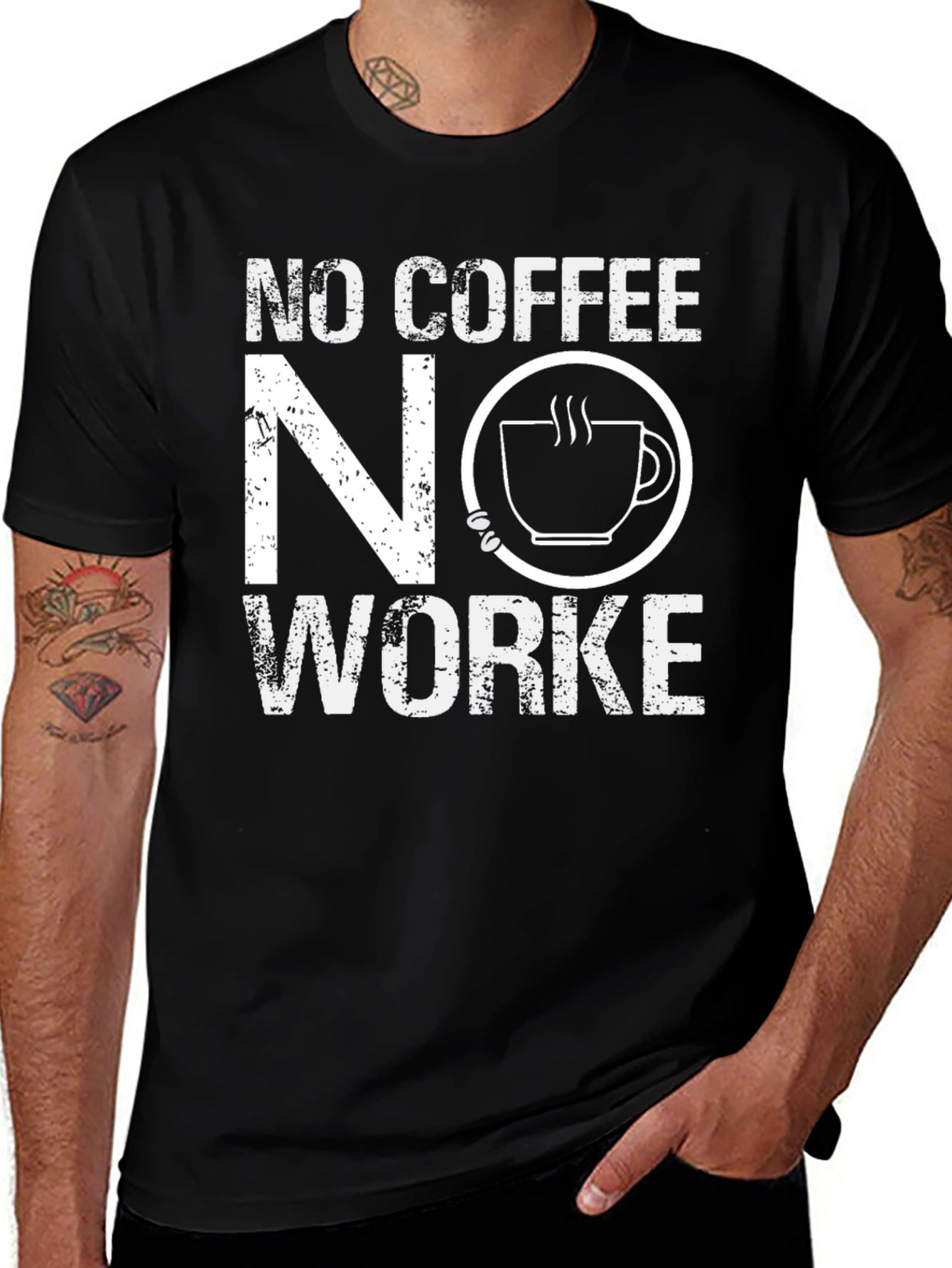 No Coffee No Workee Graphic Tee