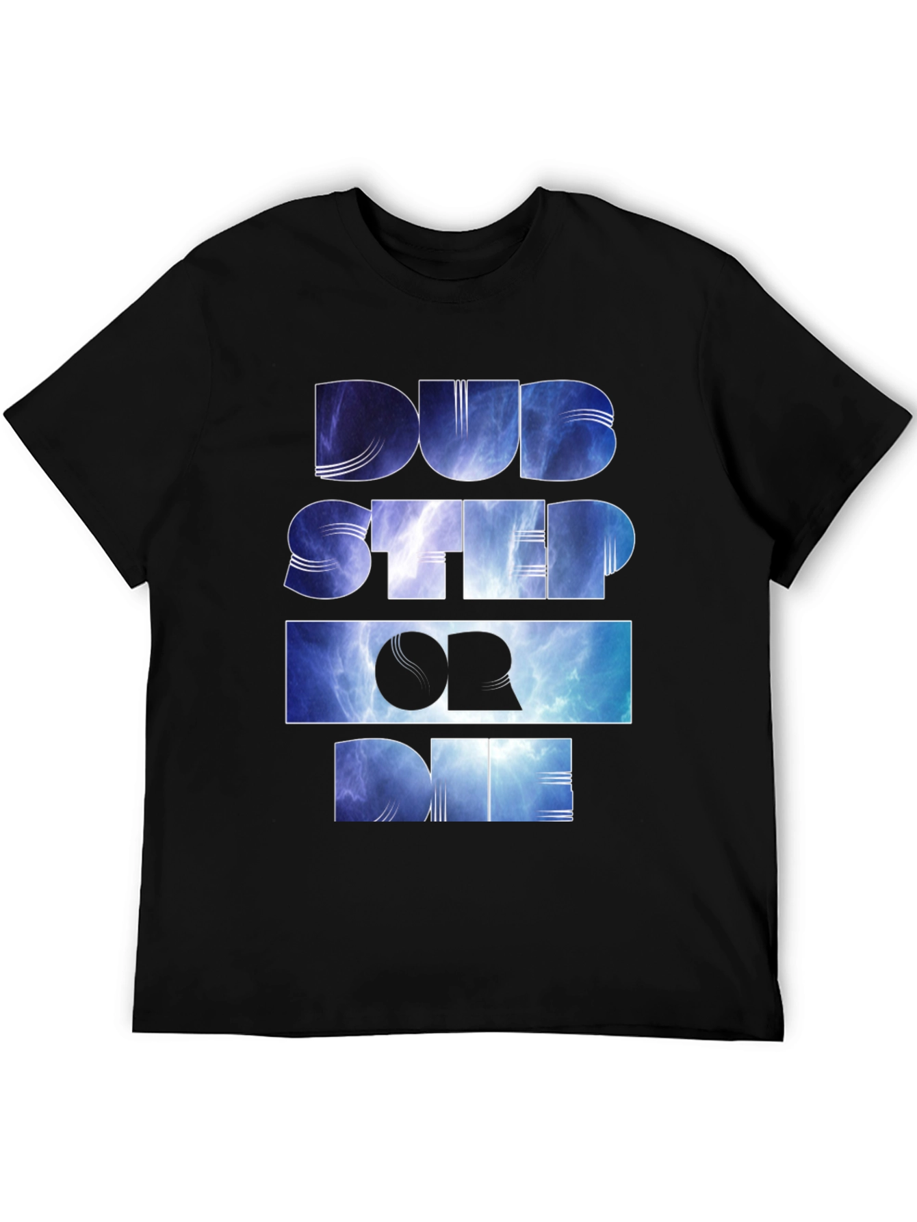 Dubstep Or Die Graphic Tee - Black Cotton T-Shirt