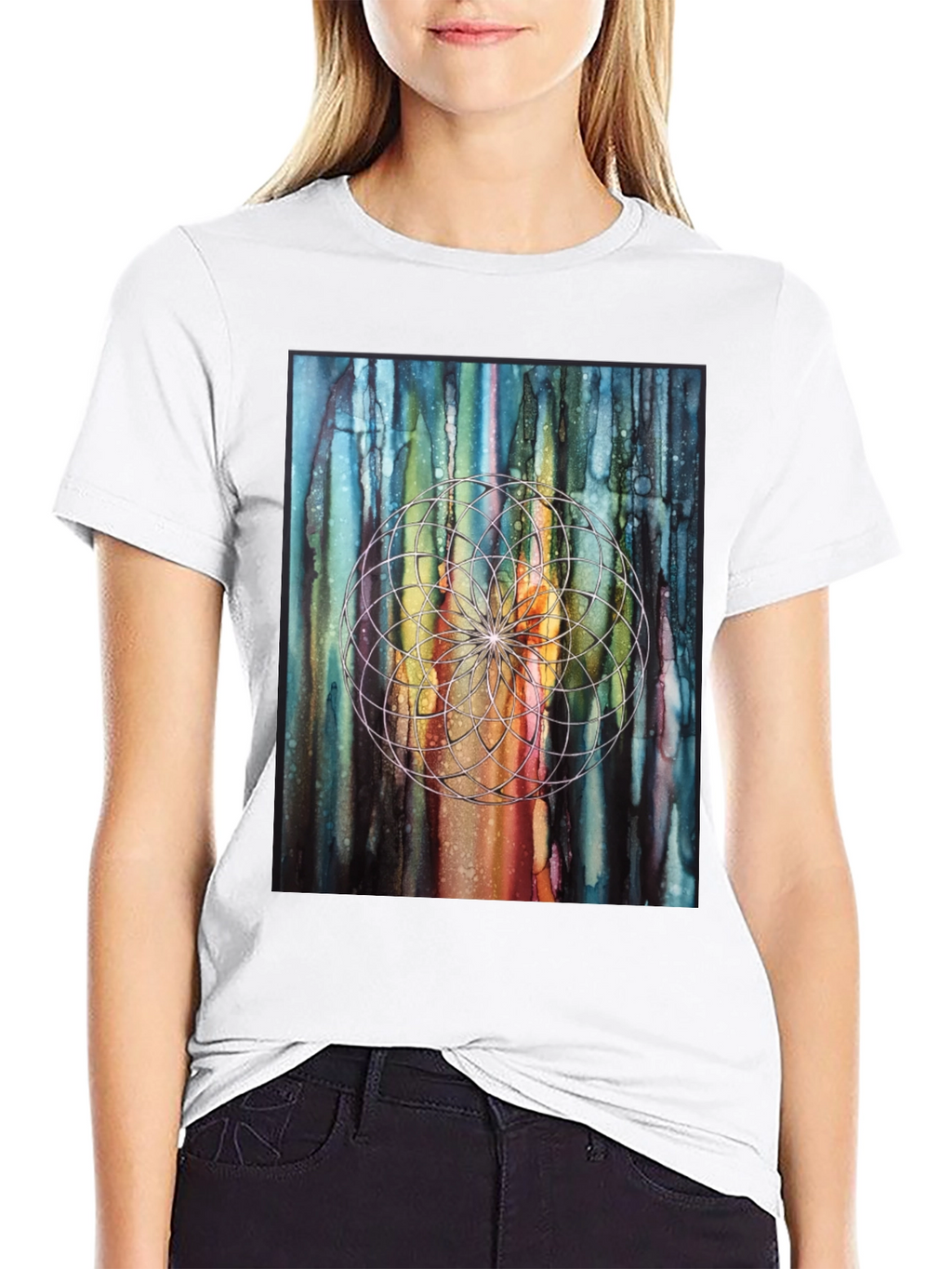 Geometric Dreamcatcher Art T-Shirt