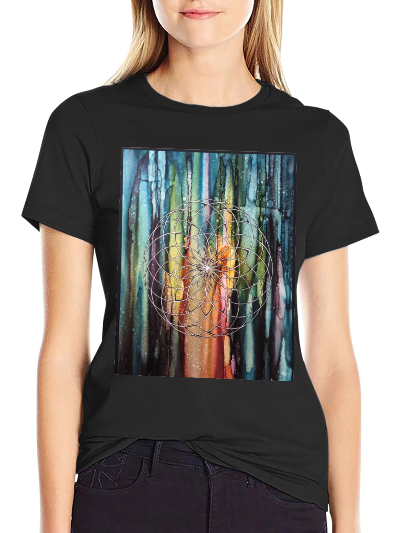 Geometric Dreamcatcher Art T-Shirt