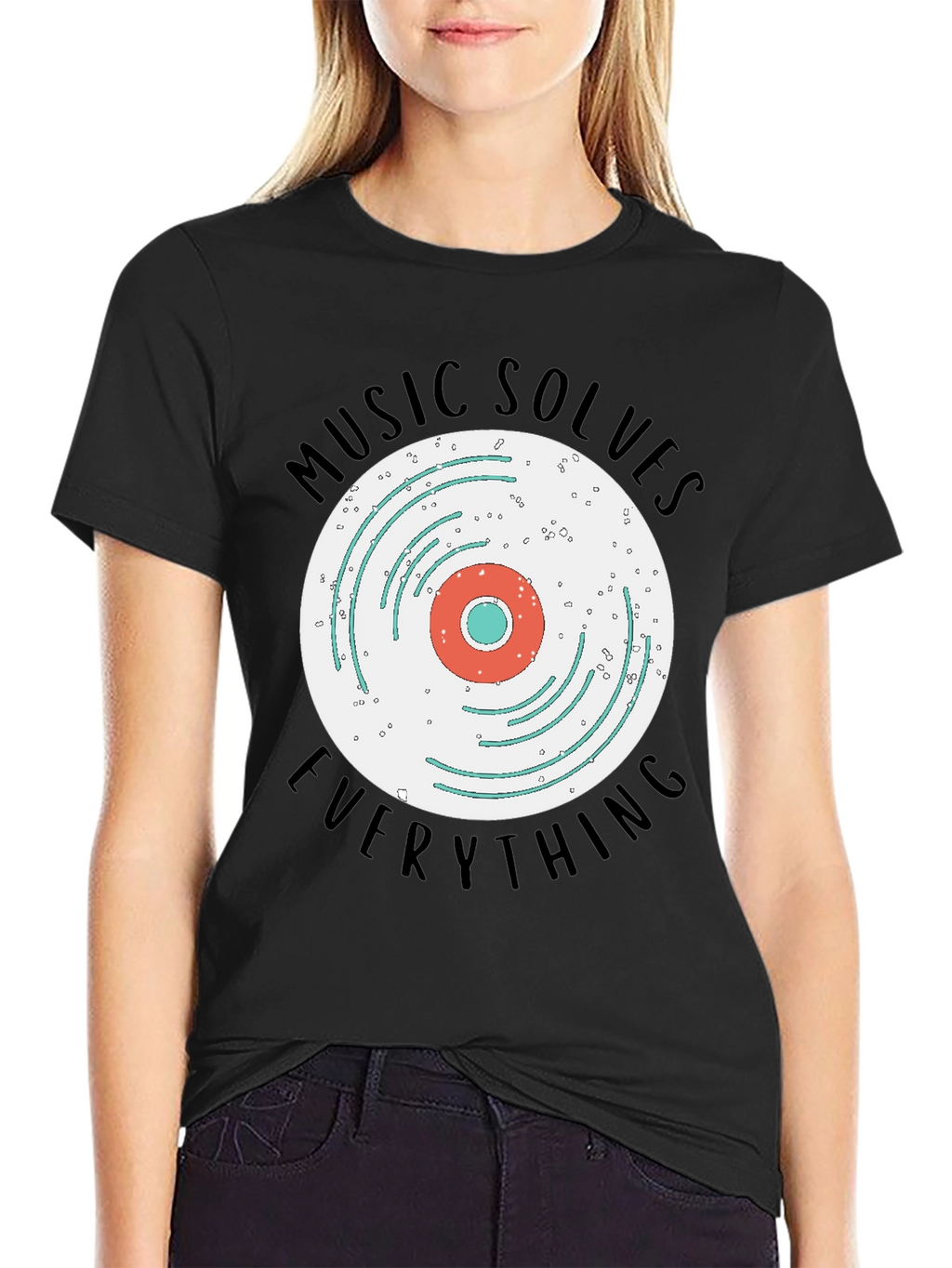 Music Solves Everything Graphic Tee
