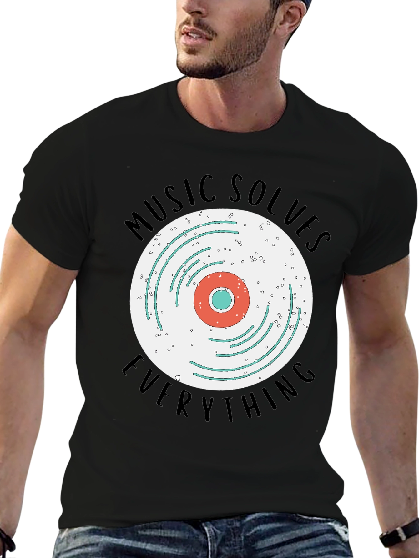 Music Solves Everything Graphic Tee