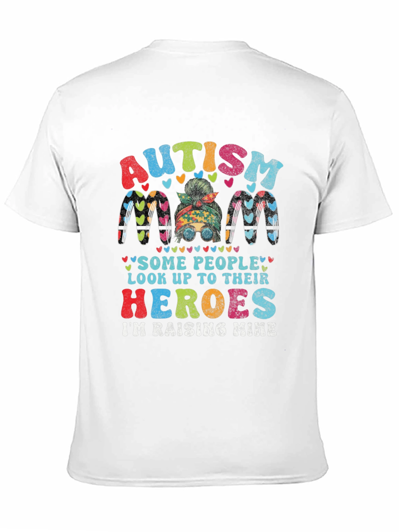 Autism Mom Heroes Graphic T-Shirt