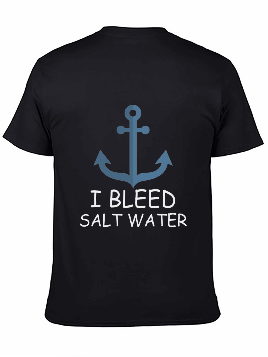 I Bleed Salt Water Anchor Graphic T-Shirt