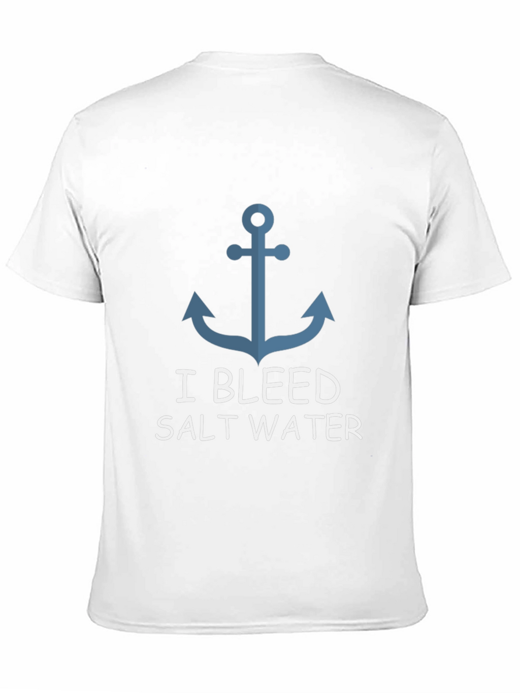 I Bleed Salt Water Anchor Graphic T-Shirt