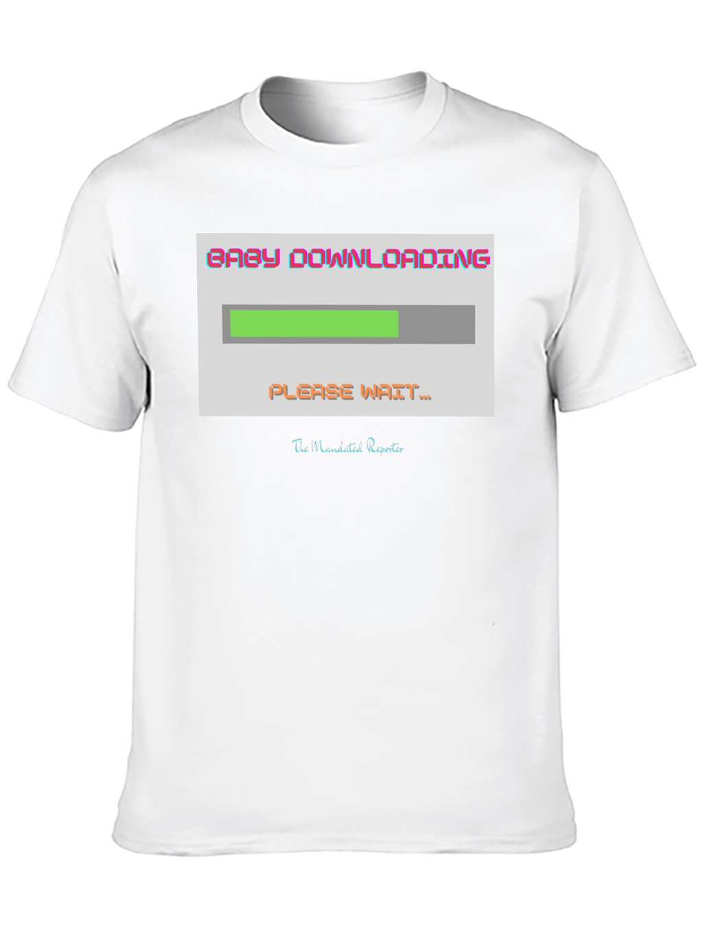 Baby Downloading Graphic T-Shirt - Expecting Parents