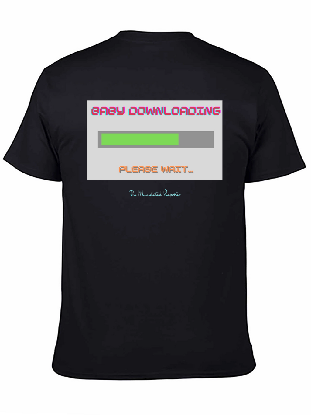 Baby Downloading Graphic T-Shirt - Expecting Parents