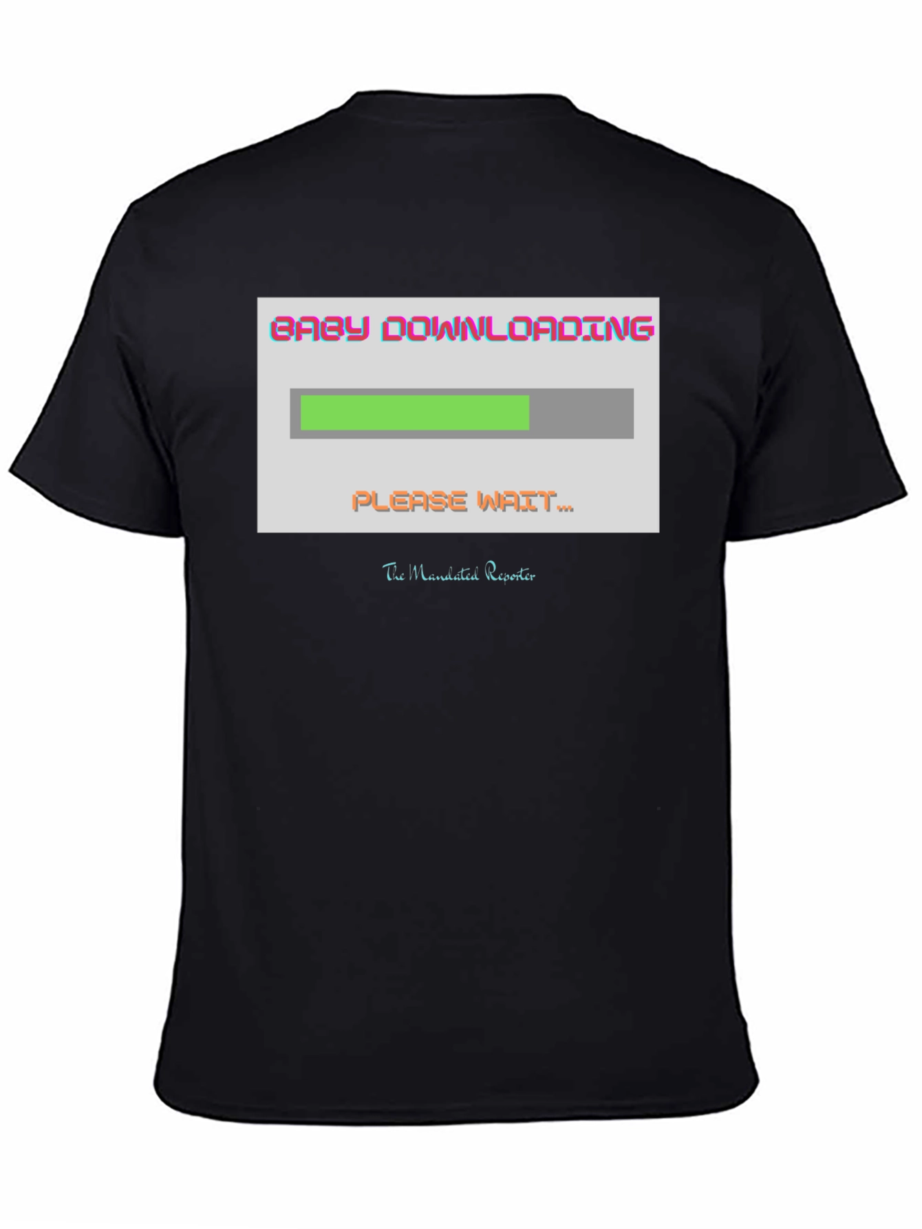 Baby Downloading Graphic T-Shirt - Expecting Parents