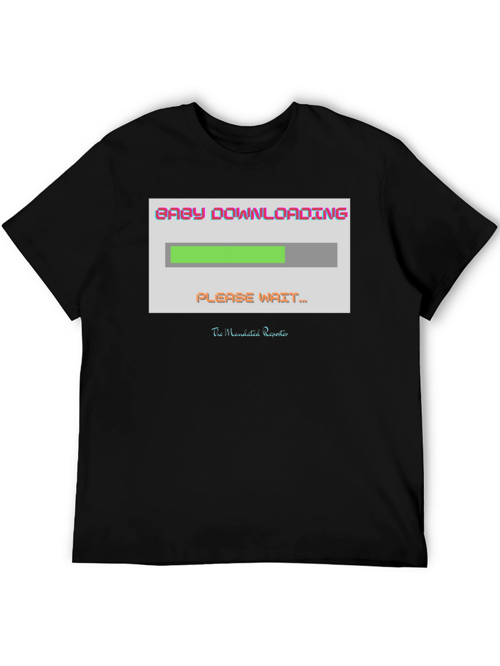 Baby Downloading Graphic T-Shirt - Expecting Parents