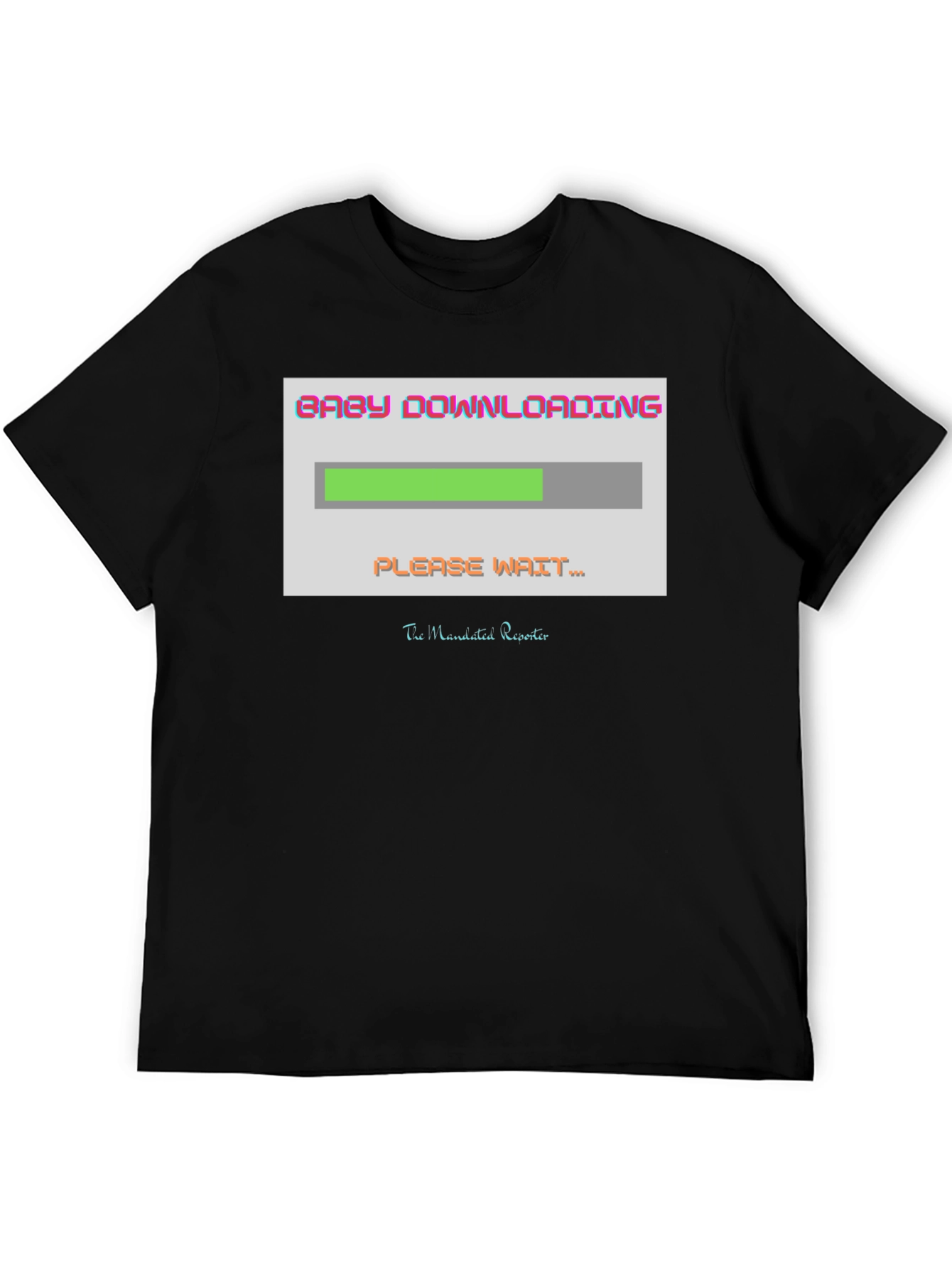 Baby Downloading Graphic T-Shirt - Expecting Parents
