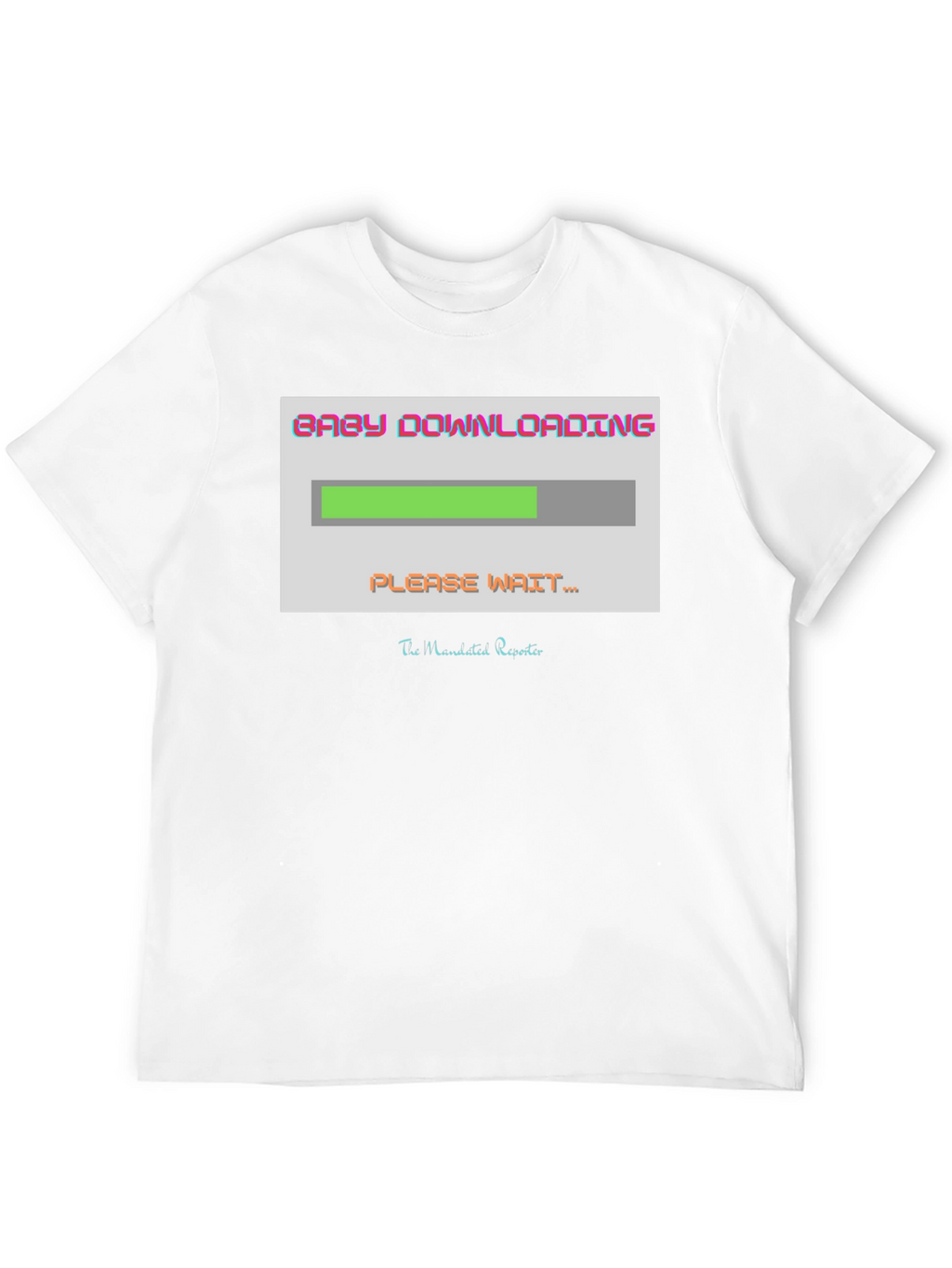Baby Downloading Graphic T-Shirt - Expecting Parents