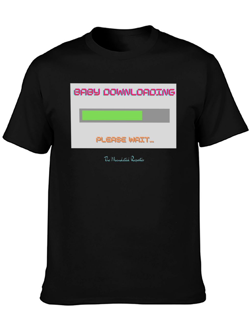 Baby Downloading Graphic T-Shirt - Expecting Parents