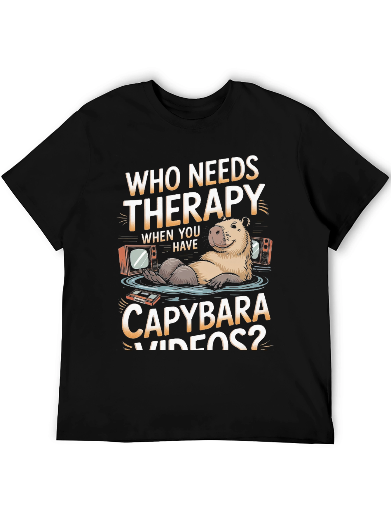 Capybara Therapy T-Shirt
