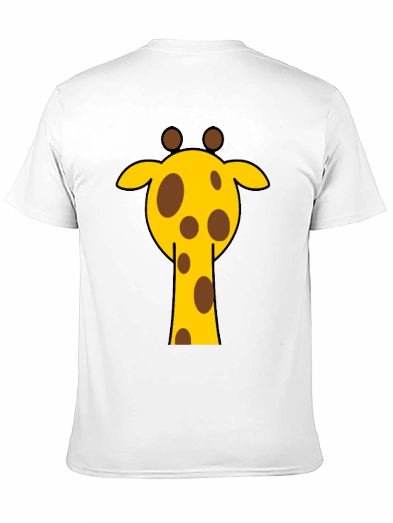 Giraffe Graphic Tee - Casual Black T-Shirt