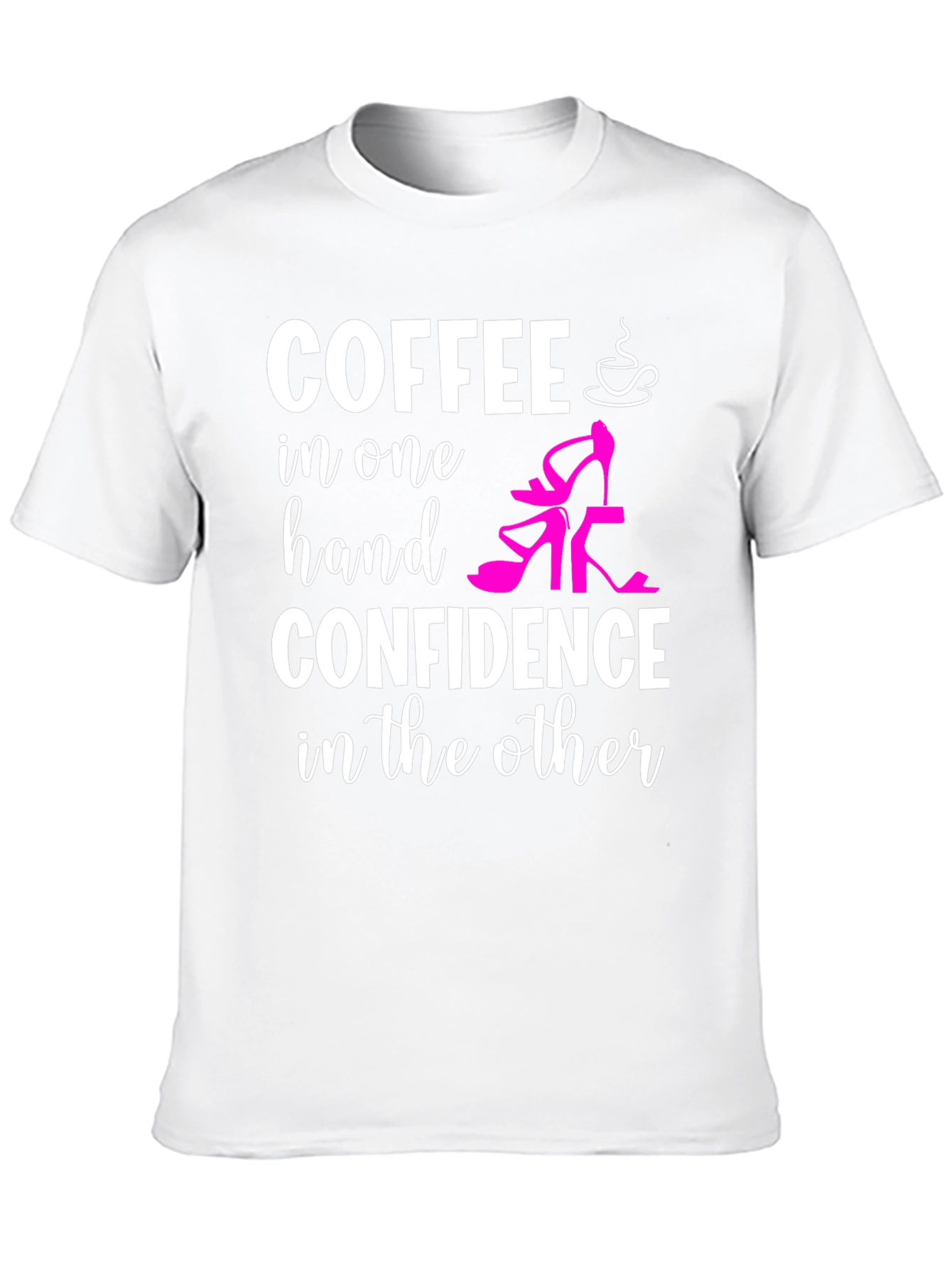 Coffee & Confidence Graphic T-Shirt
