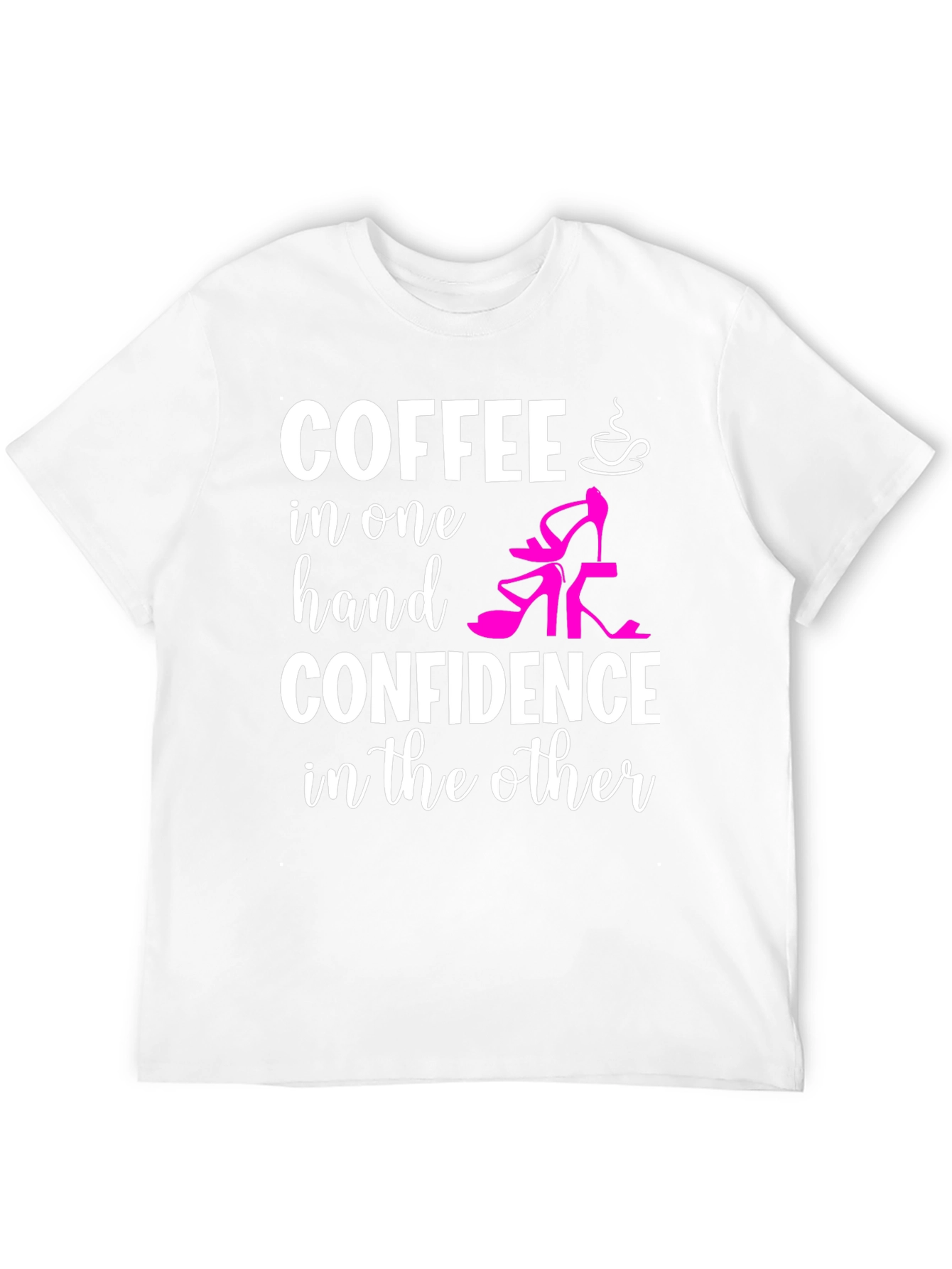Coffee & Confidence Graphic T-Shirt