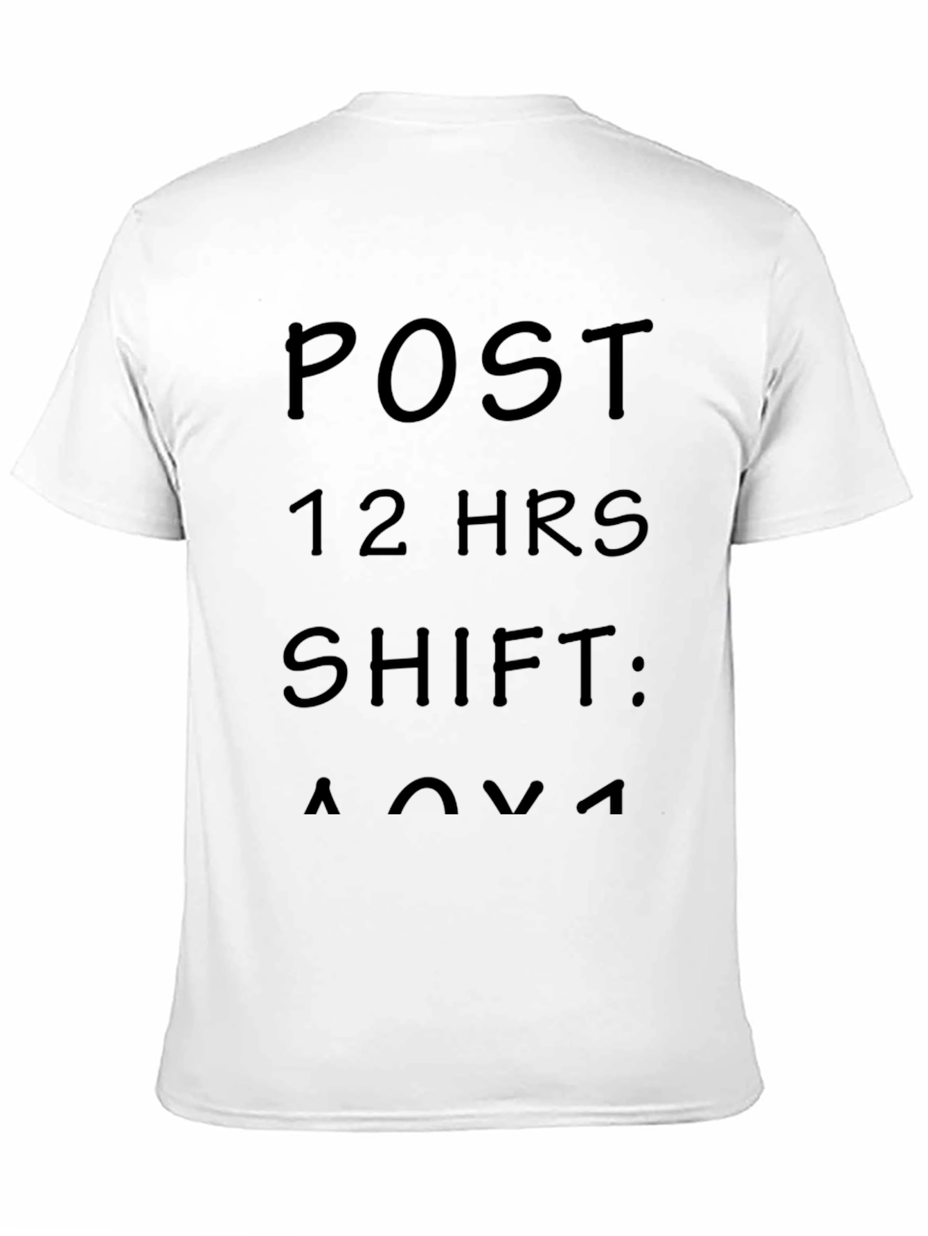 Post 12-Hour Shift T-Shirt - Relaxing Comfort