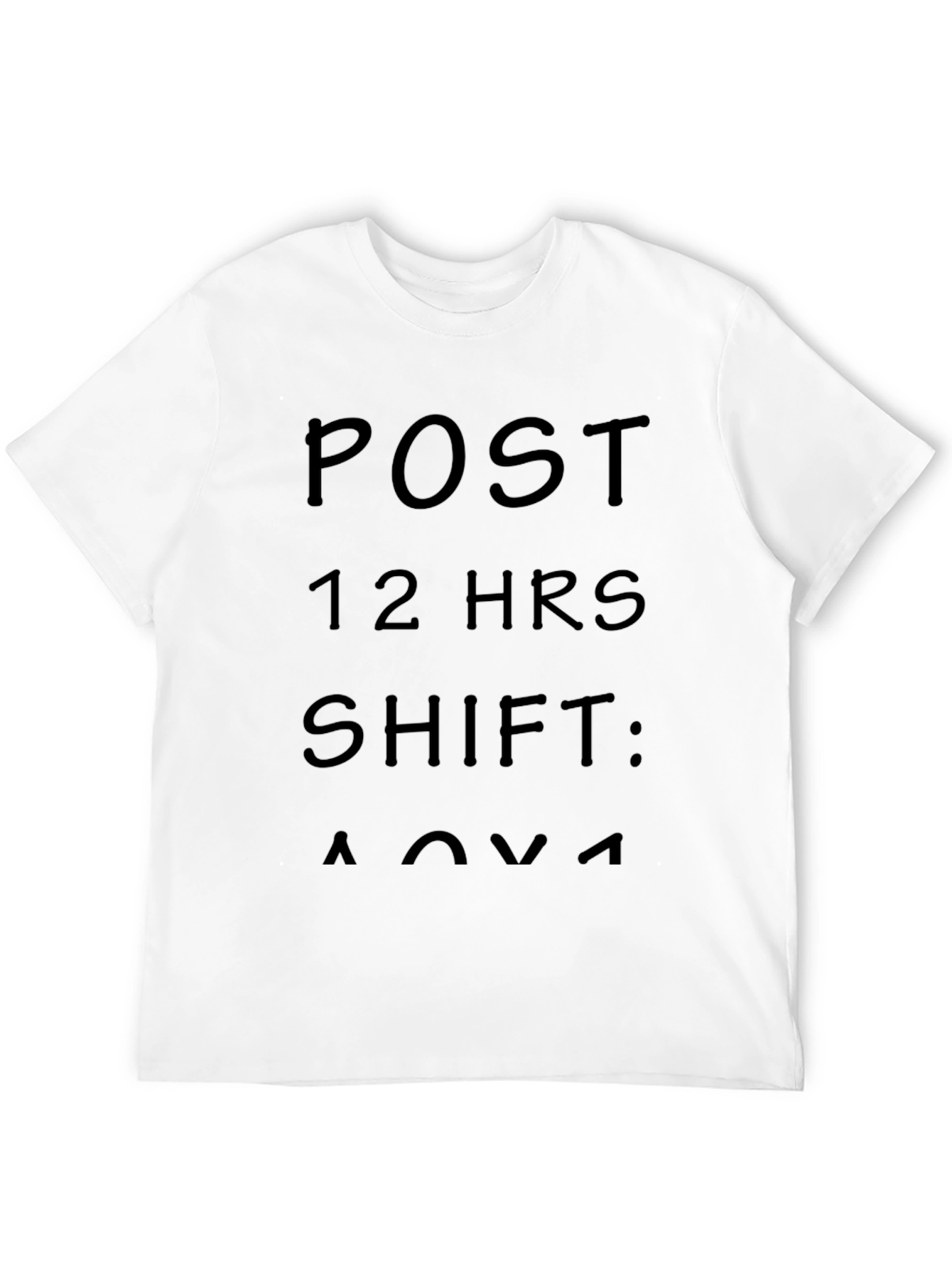 Post 12-Hour Shift T-Shirt - Relaxing Comfort