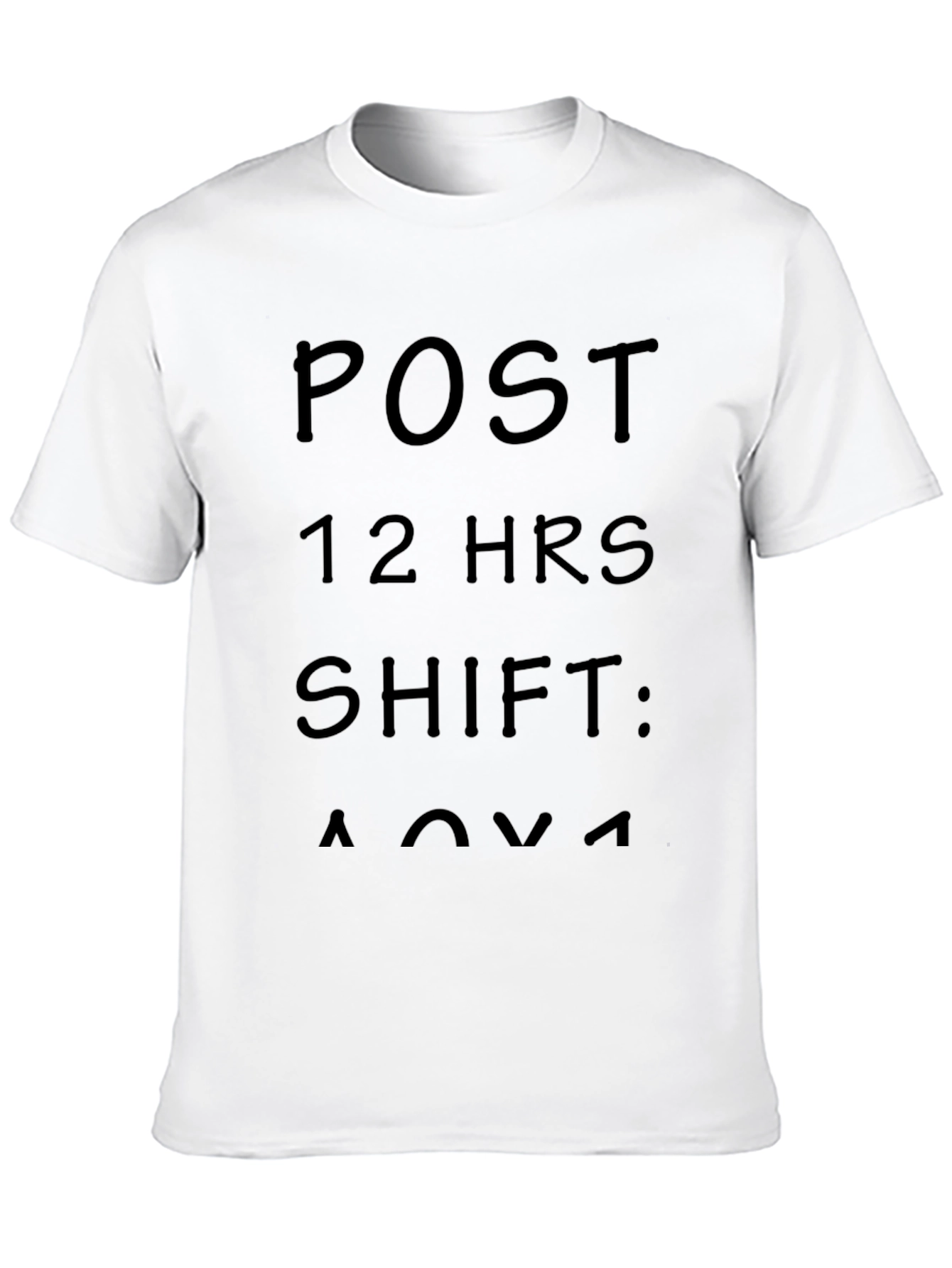 Post 12-Hour Shift T-Shirt - Relaxing Comfort