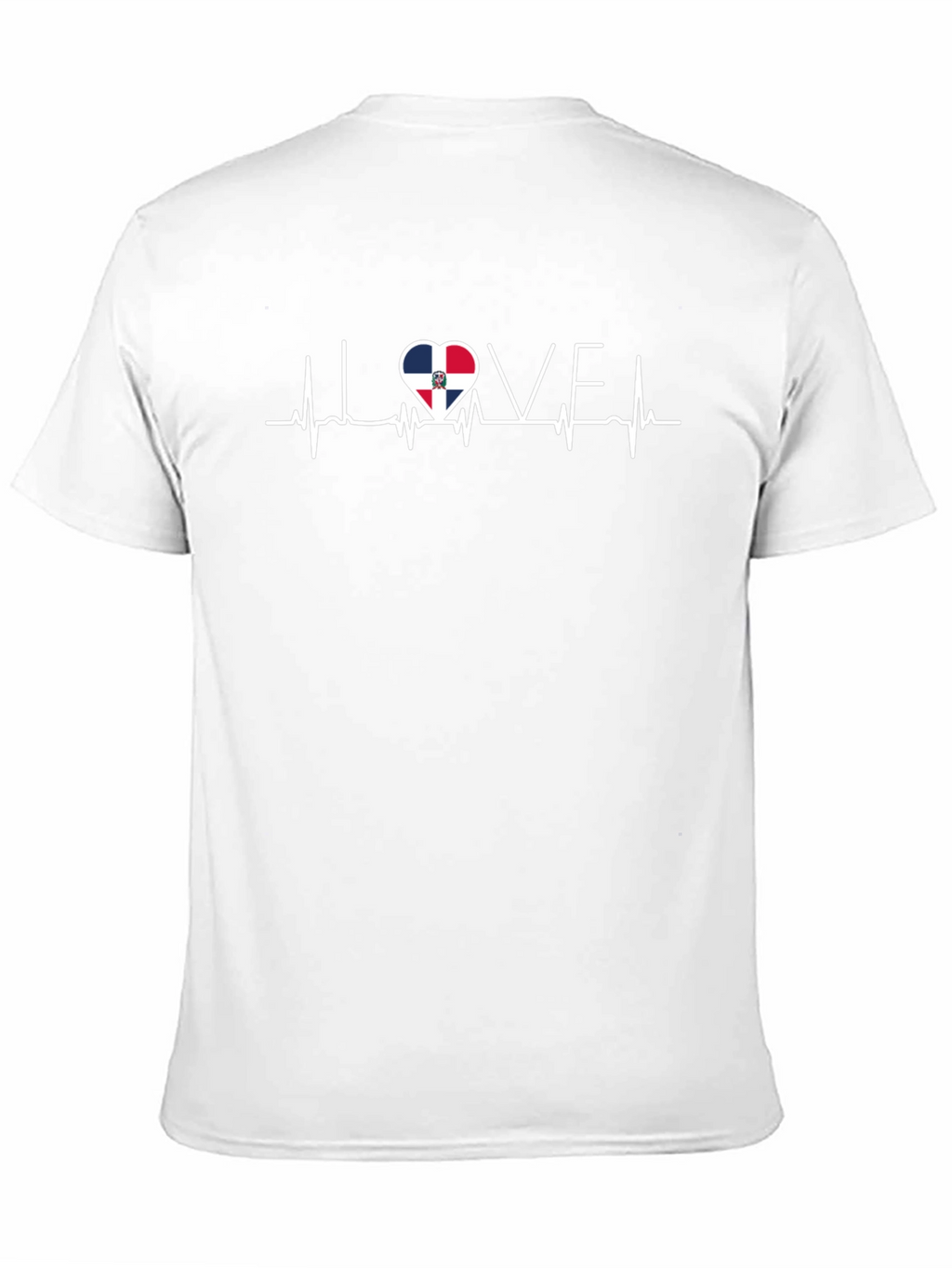 Dominican Republic Love Heartbeat T-Shirt
