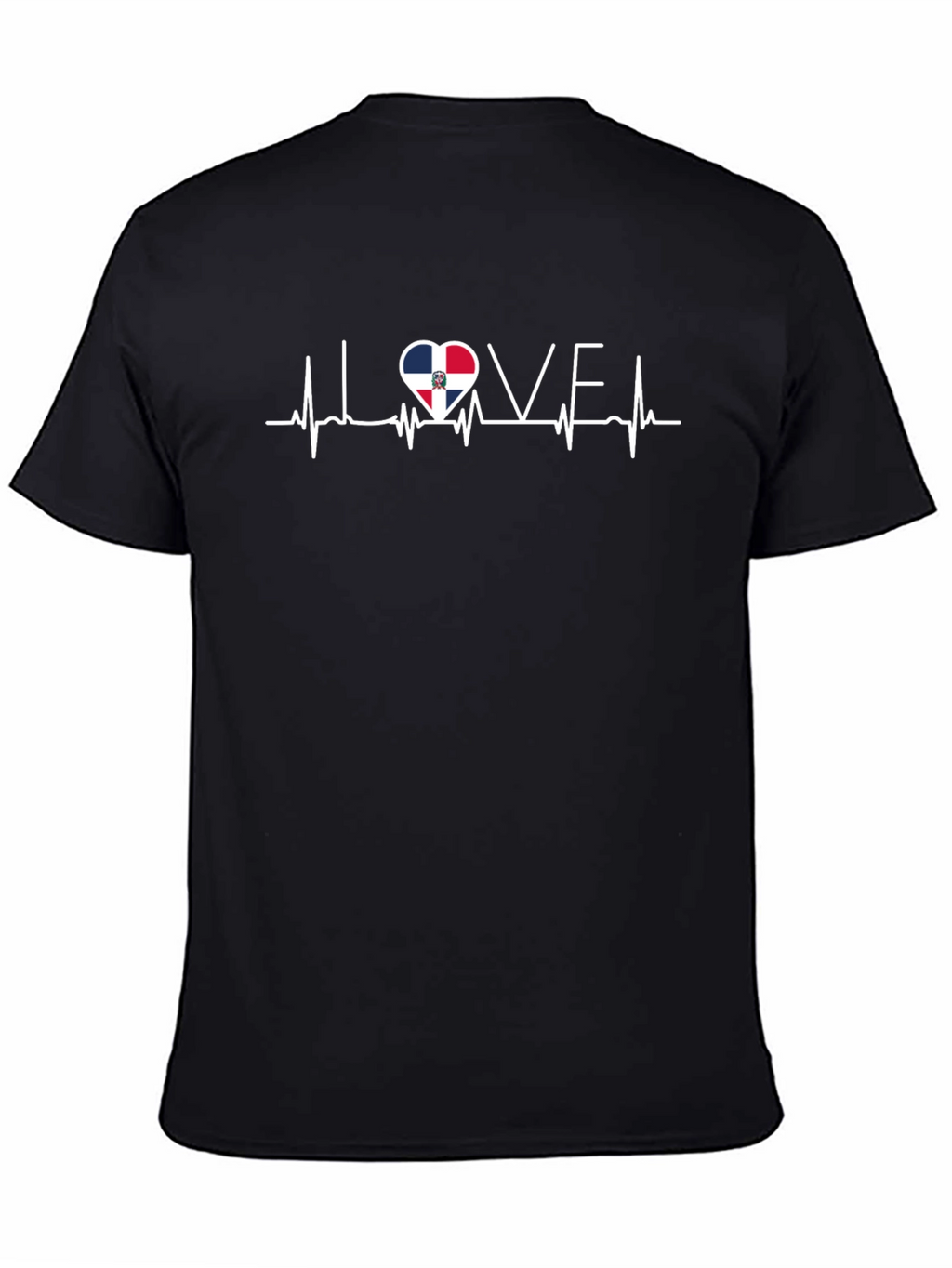 Dominican Republic Love Heartbeat T-Shirt