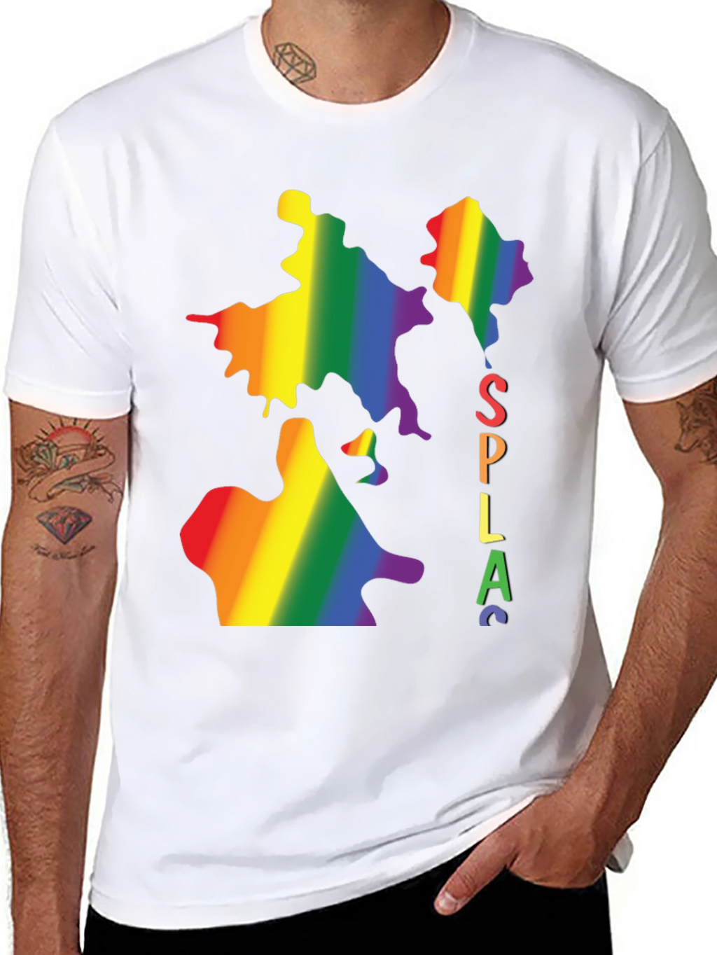 Rainbow Italy Map LGBTQ Pride T-Shirt