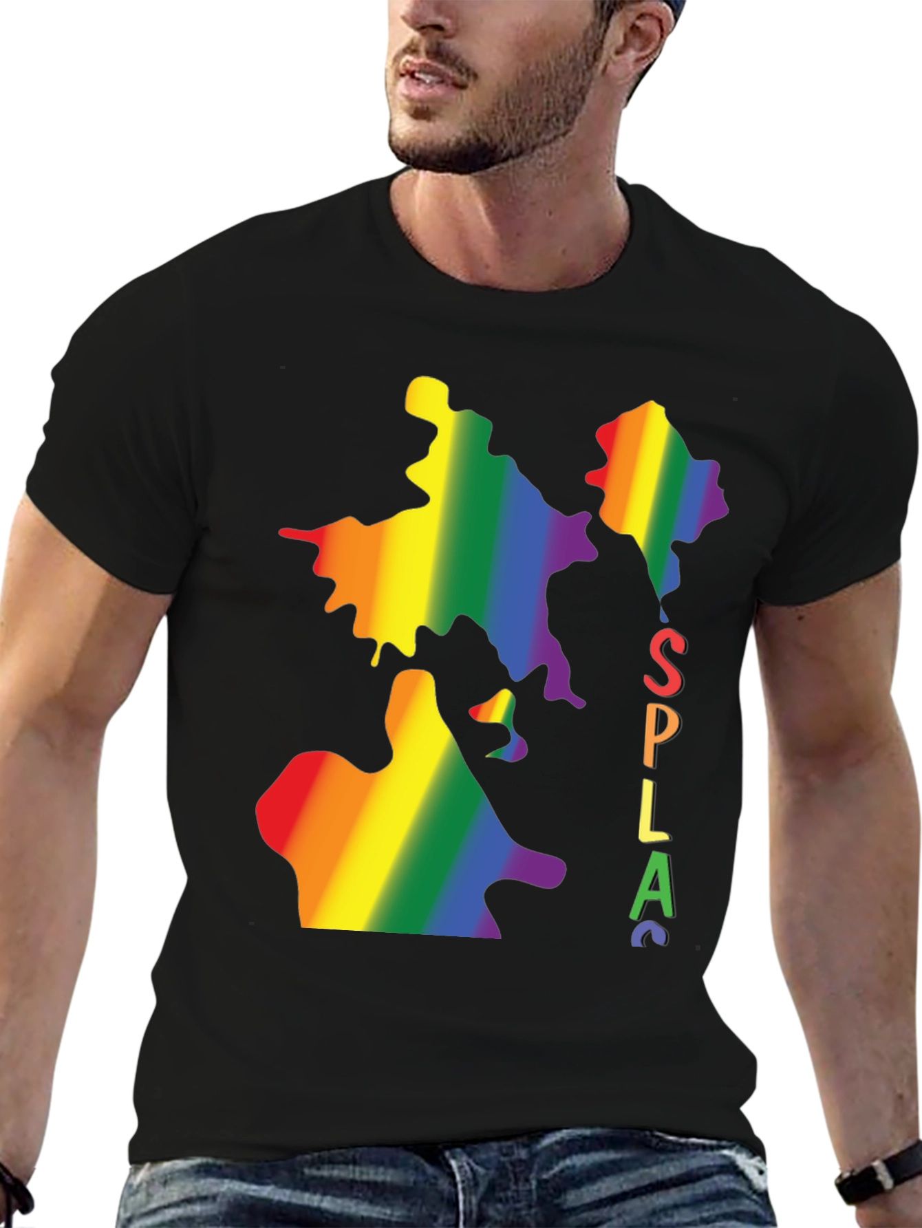 Rainbow Italy Map LGBTQ Pride T-Shirt