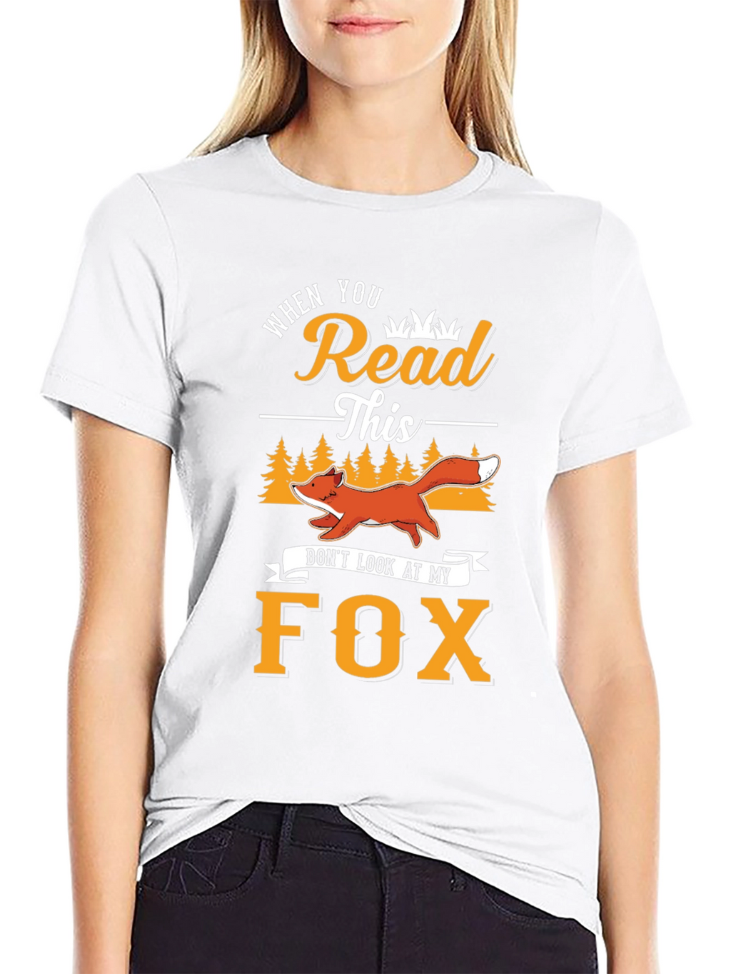 Funny Fox Graphic T-Shirt - Read This Tee
