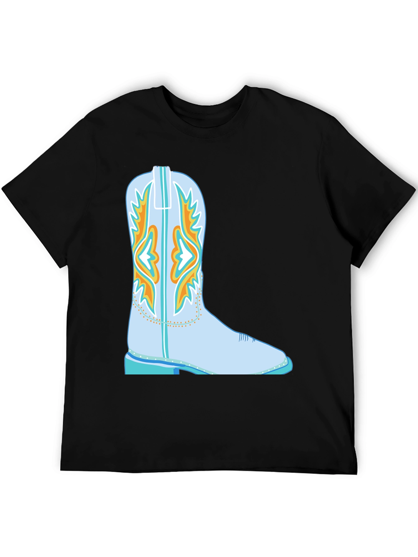 Cowboy Boot Graphic Tee - Western Style