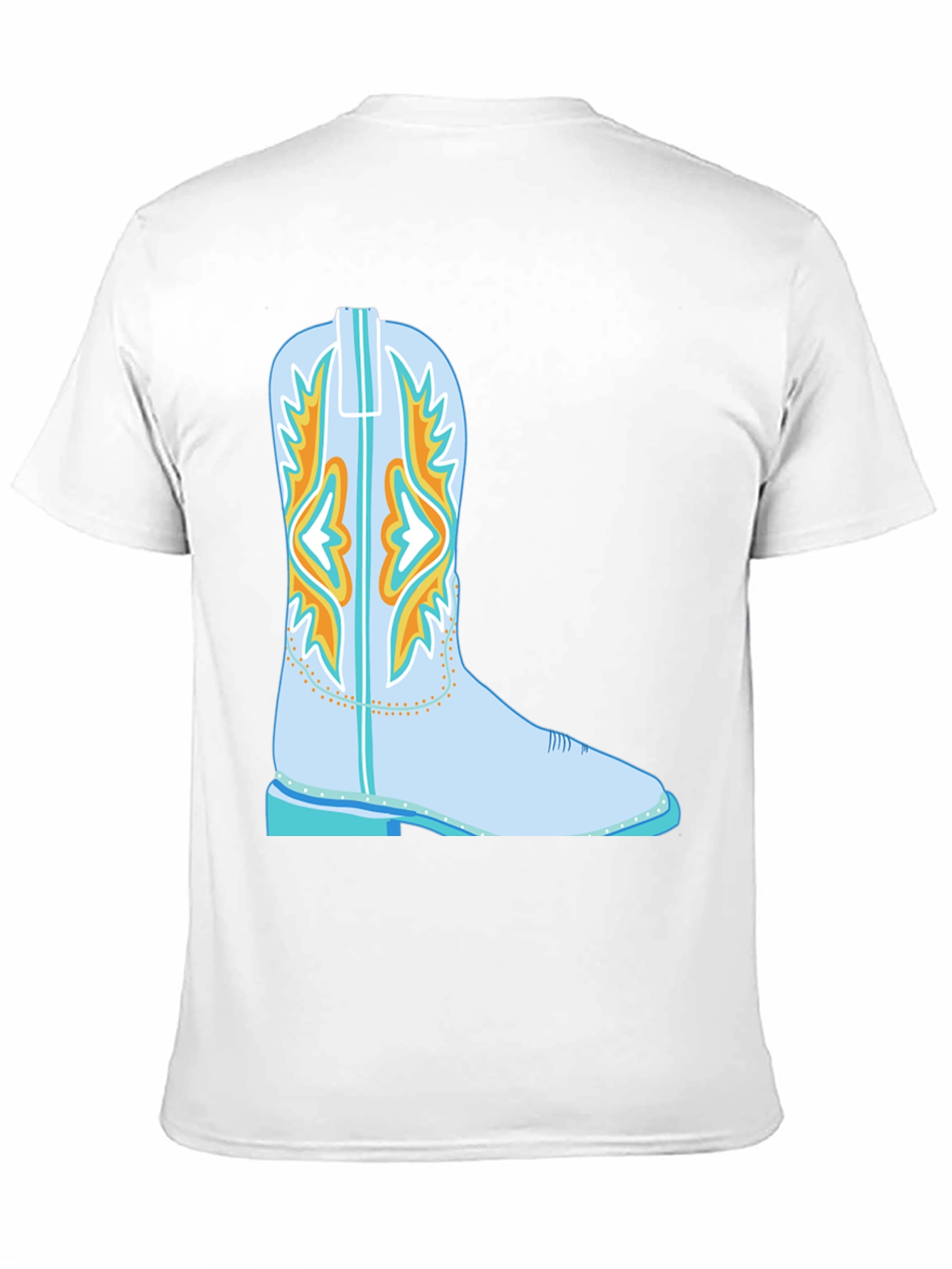 Cowboy Boot Graphic Tee - Western Style