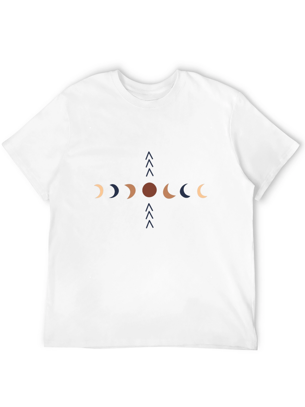 Lunar Phases Graphic Tee - Stylish Comfort