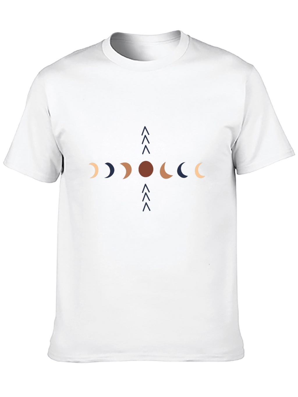 Lunar Phases Graphic Tee - Stylish Comfort