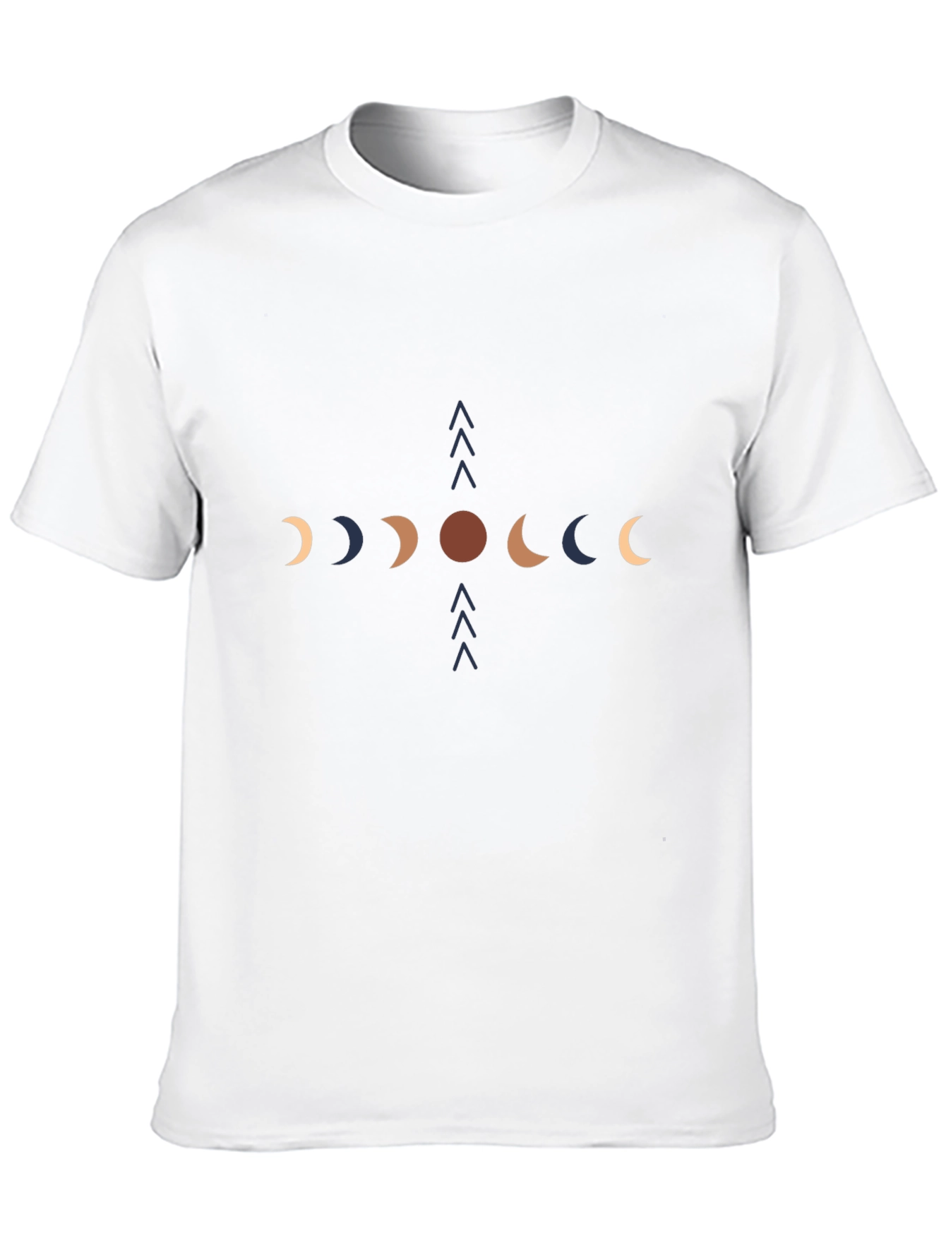Lunar Phases Graphic Tee - Stylish Comfort