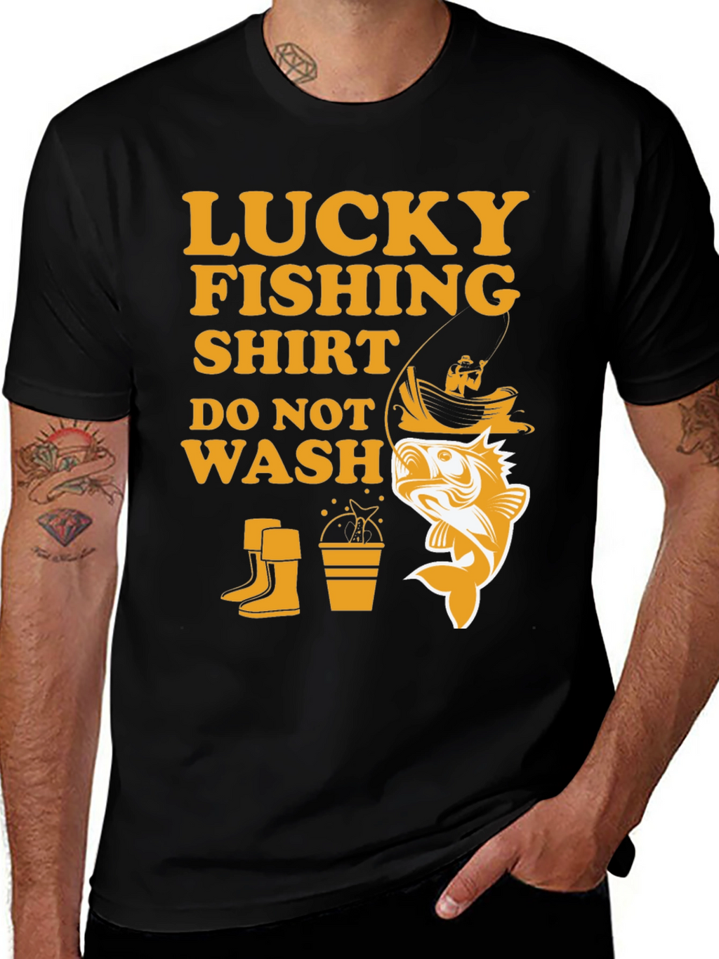 Lucky Fishing Shirt - Do Not Wash!