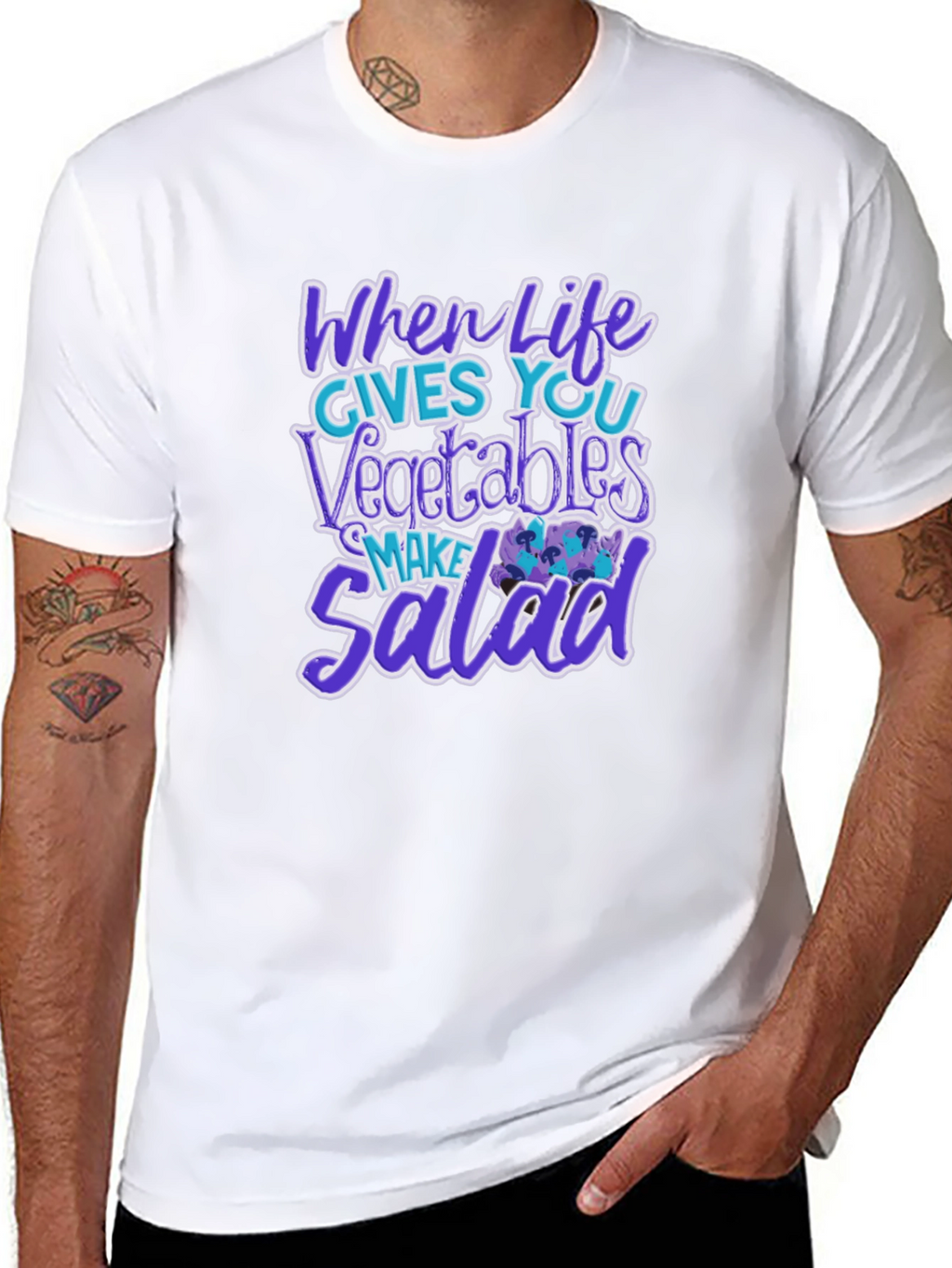 Veggie Salad T-Shirt - Funny Graphic Tee