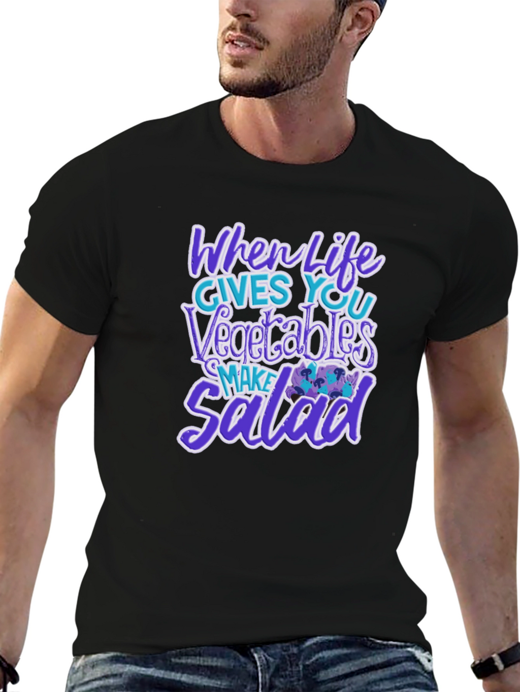 Veggie Salad T-Shirt - Funny Graphic Tee