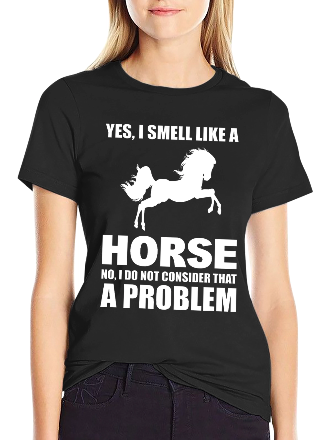 Funny Horse Lover T-Shirt - Yes I Smell Like A Horse