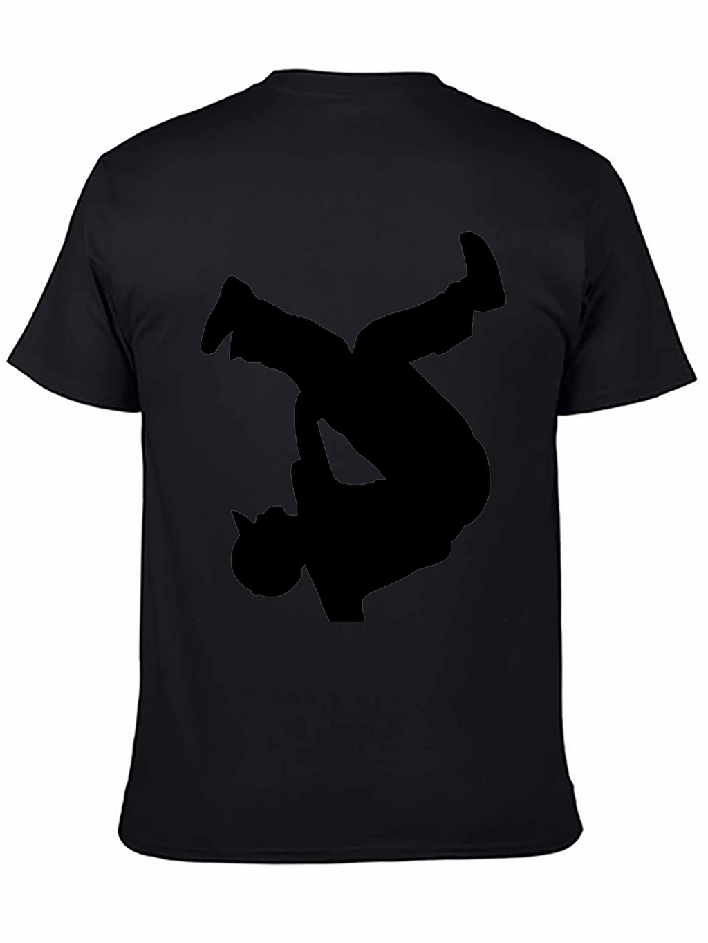 Breakdancer Silhouette Graphic Tee - Modern Style